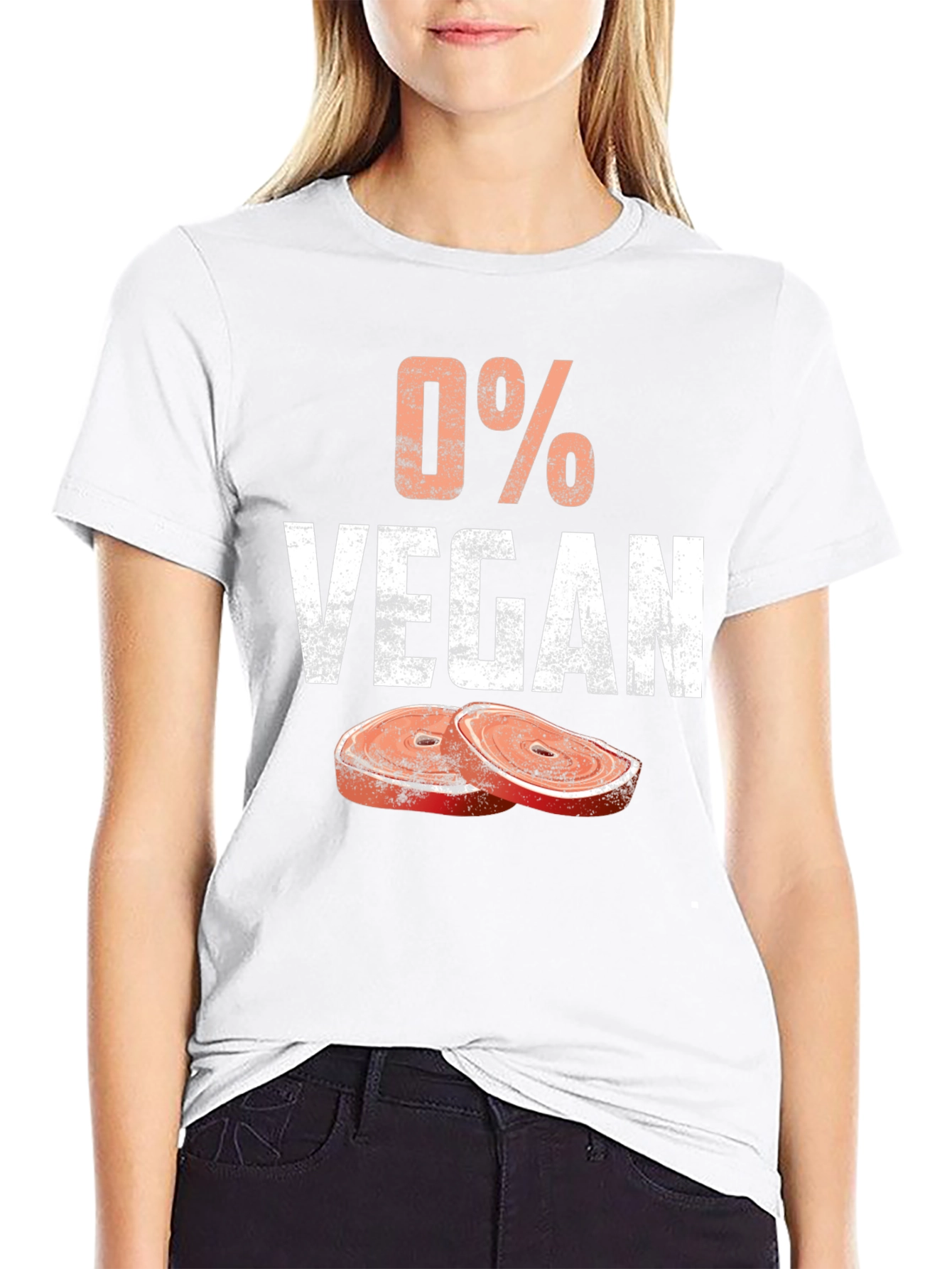 0% Vegan Funny Meat Lover T-Shirt