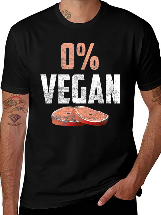 0% Vegan Funny Meat Lover T-Shirt