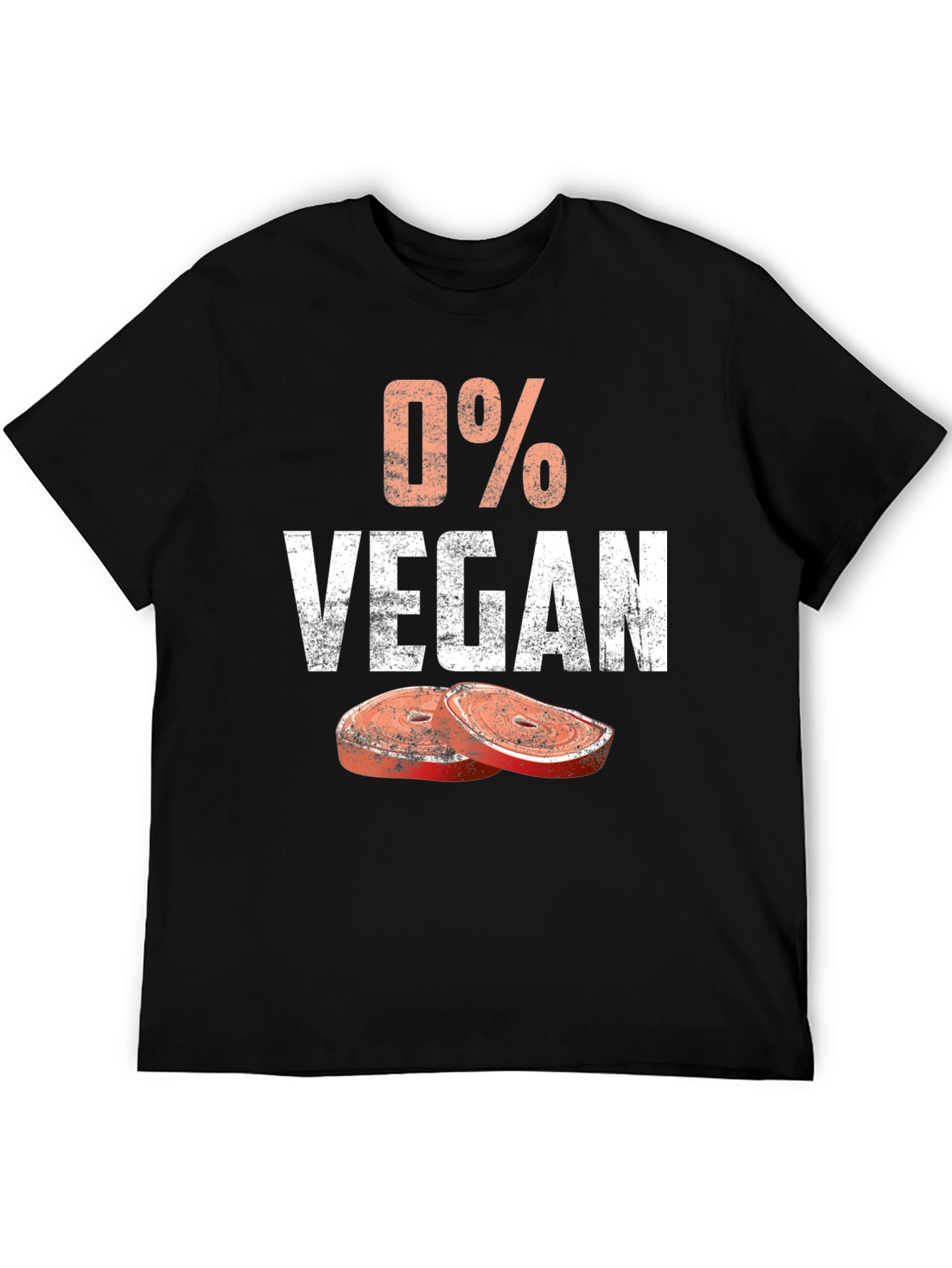 0% Vegan Funny Meat Lover T-Shirt