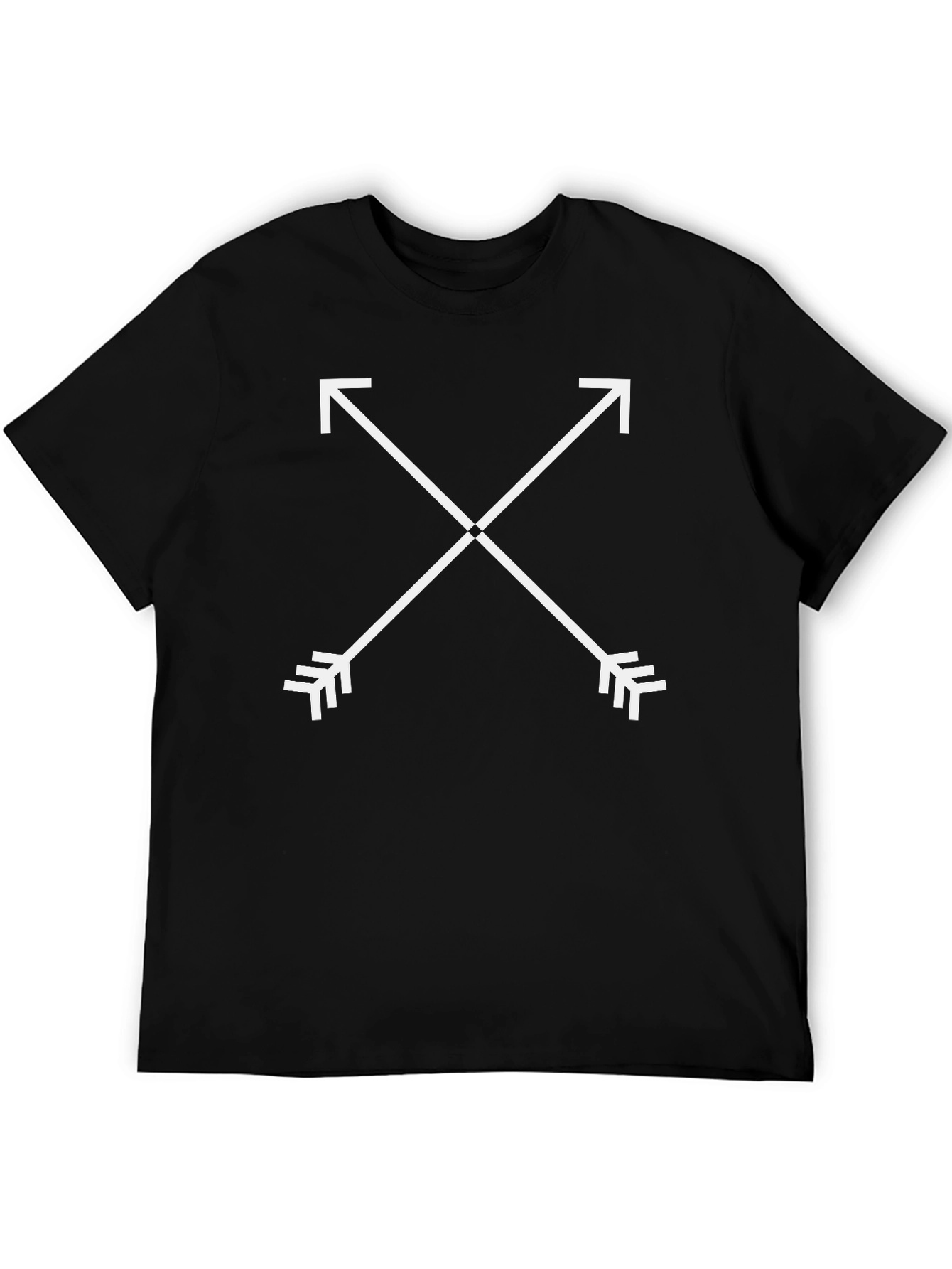 Arrow Graphic T-Shirt - Stylish Black Tee