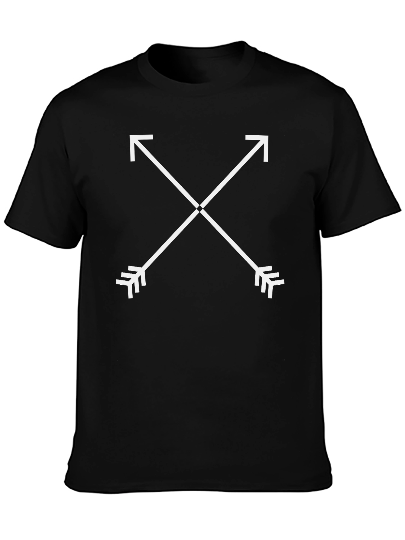 Arrow Graphic T-Shirt - Stylish Black Tee