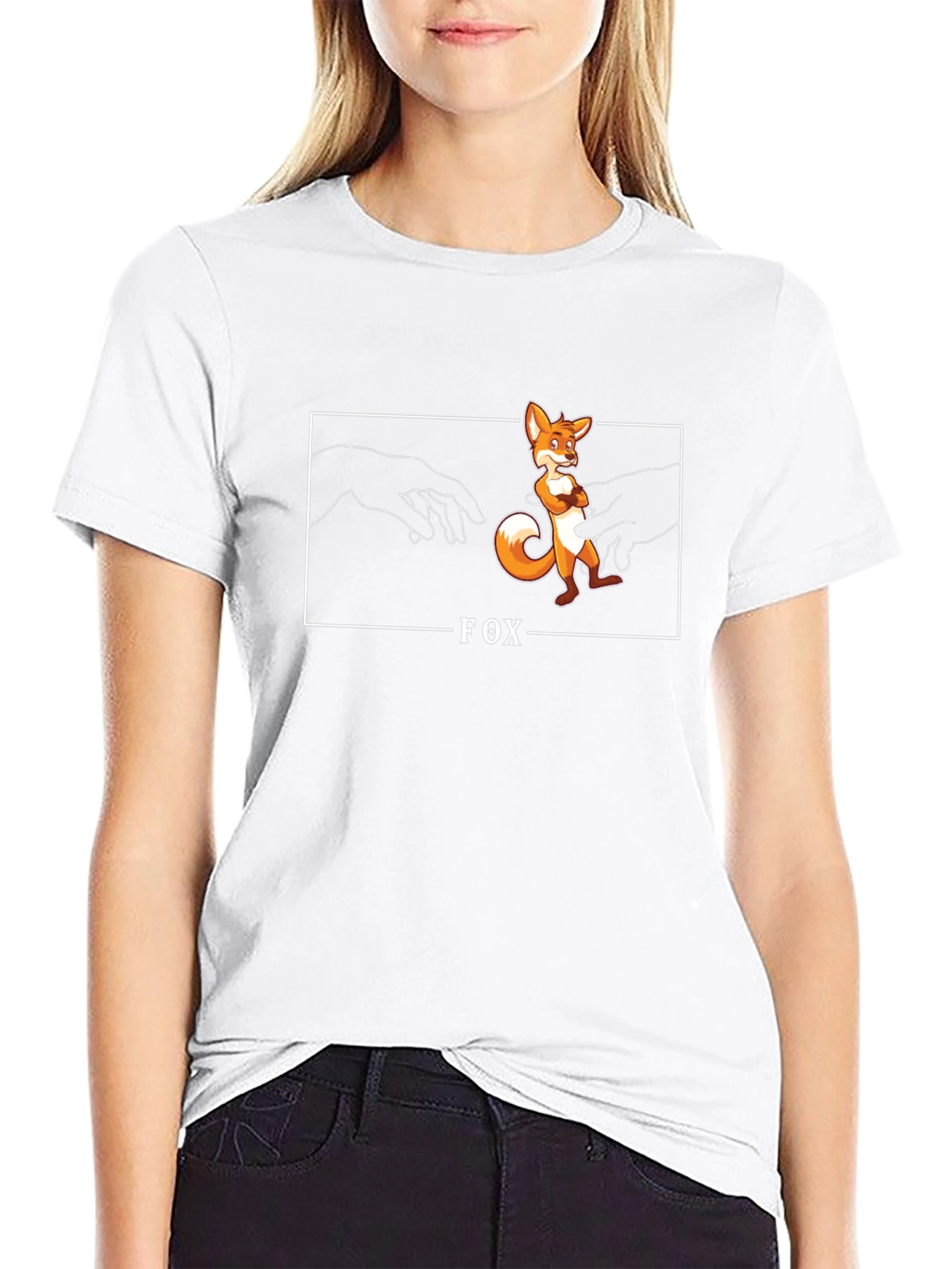 Fox Creation Parody Graphic T-Shirt