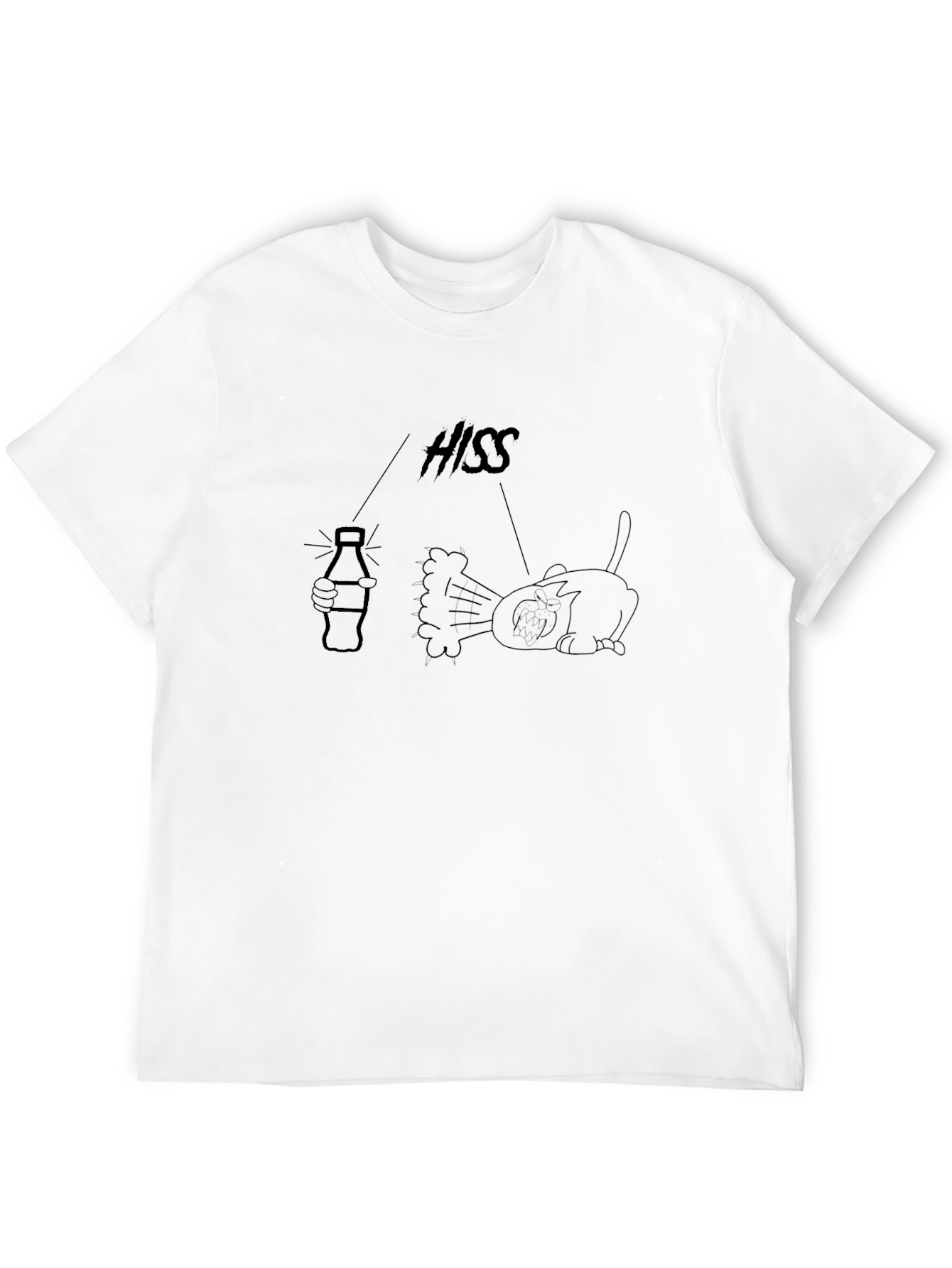 Hiss Cat Graphic T-Shirt