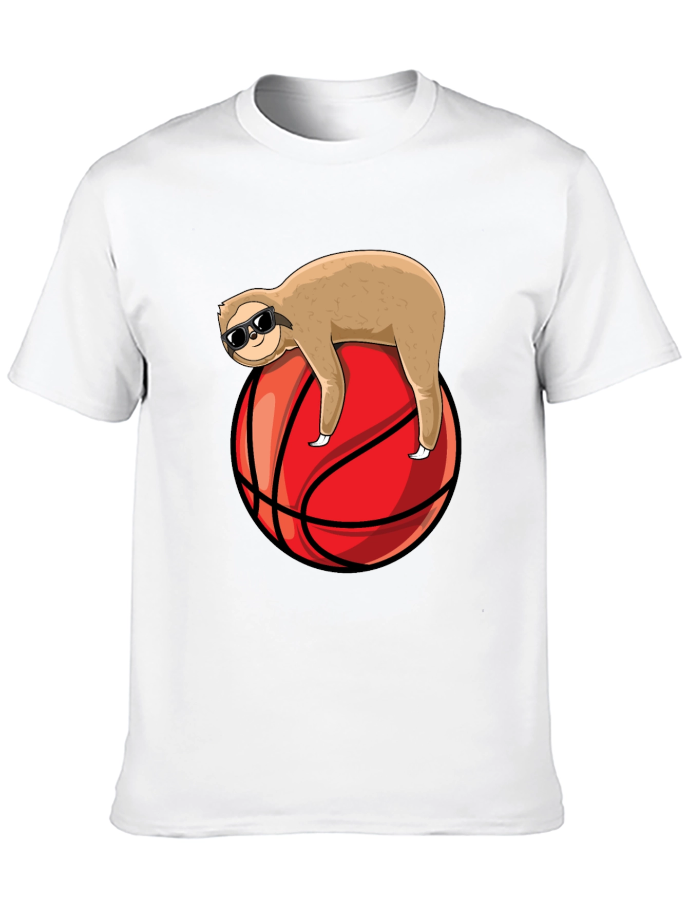 Cool Sloth Basketball Graphic Tee
