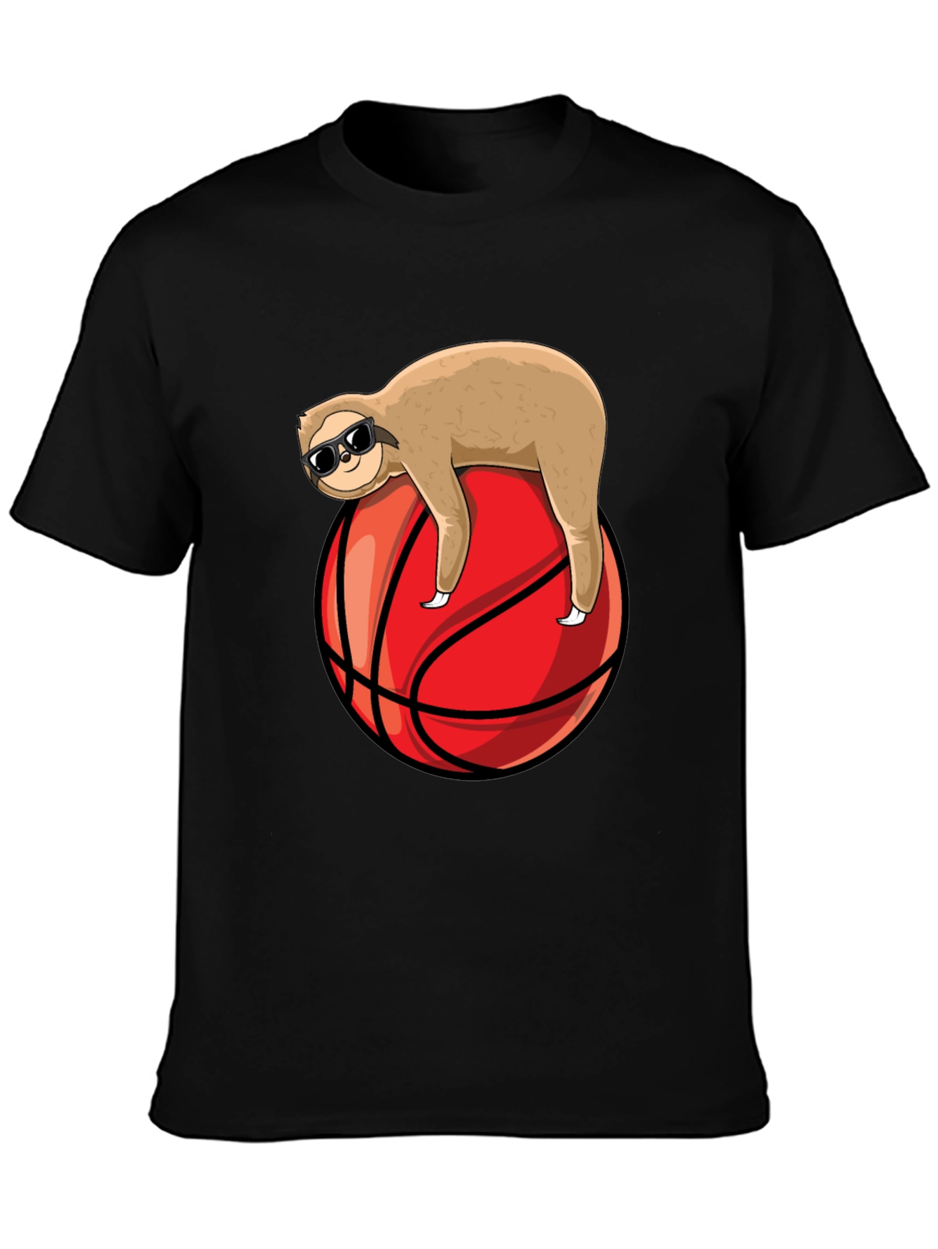 Cool Sloth Basketball Graphic Tee