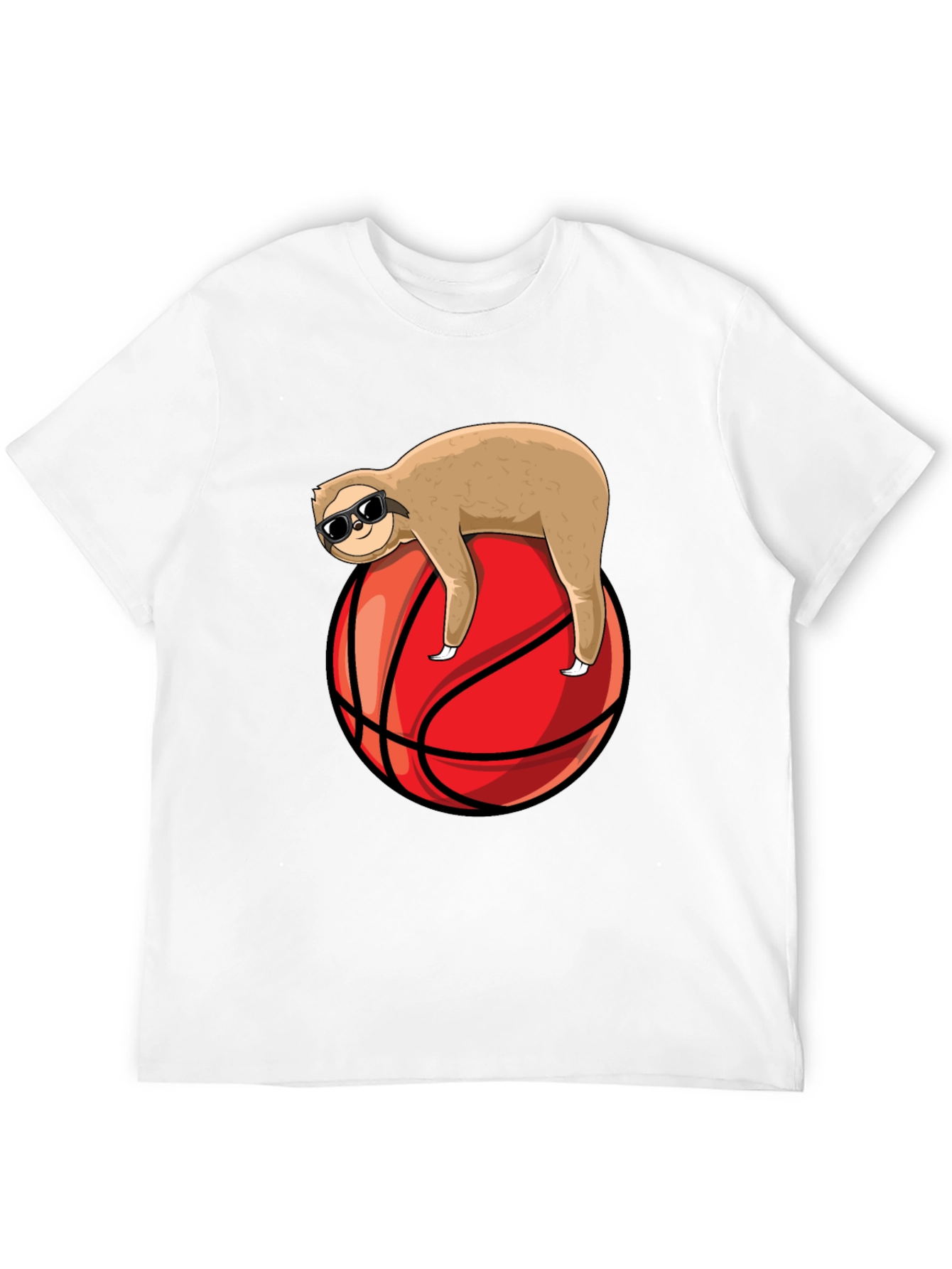 Cool Sloth Basketball Graphic Tee