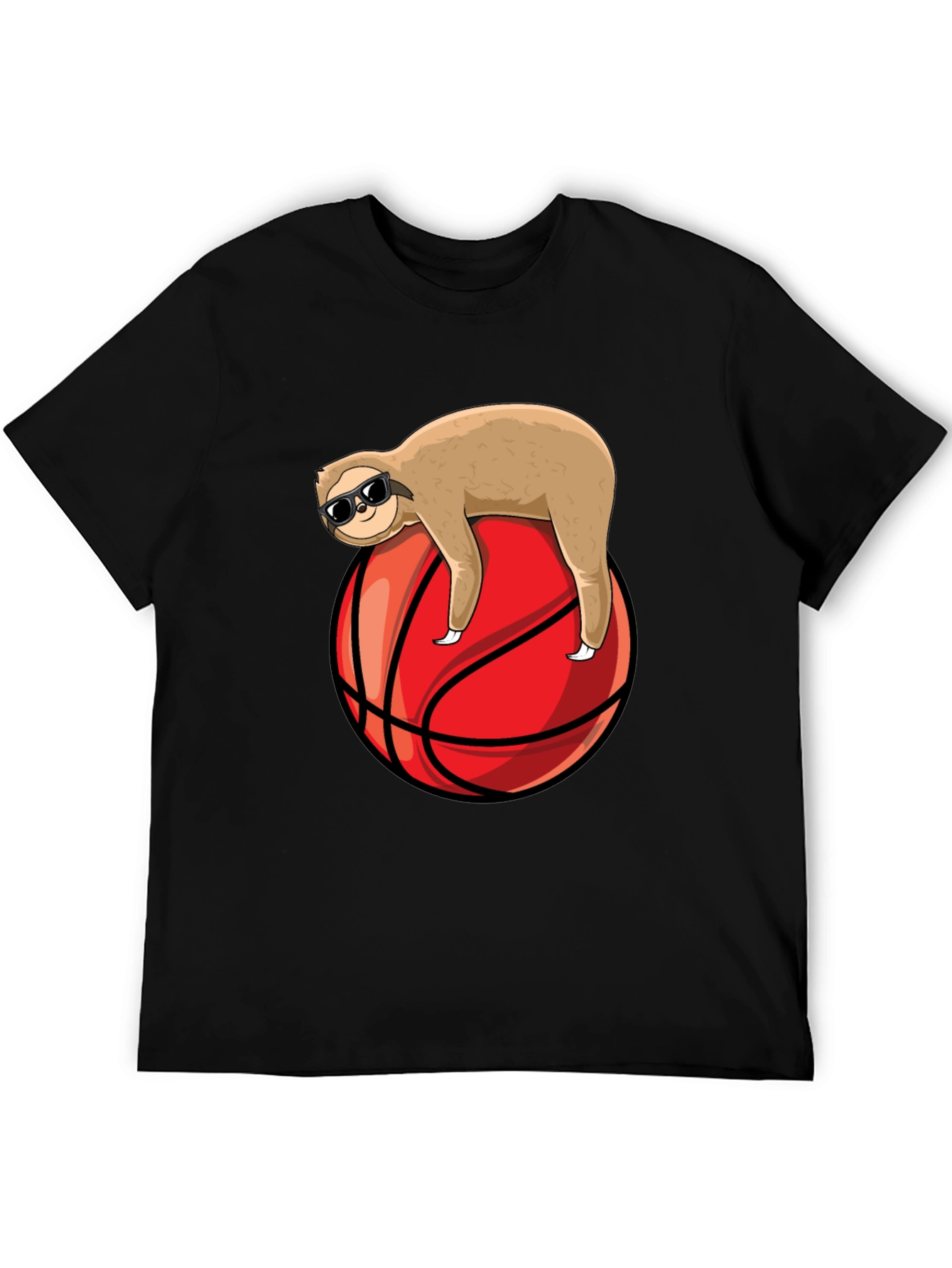 Cool Sloth Basketball Graphic Tee