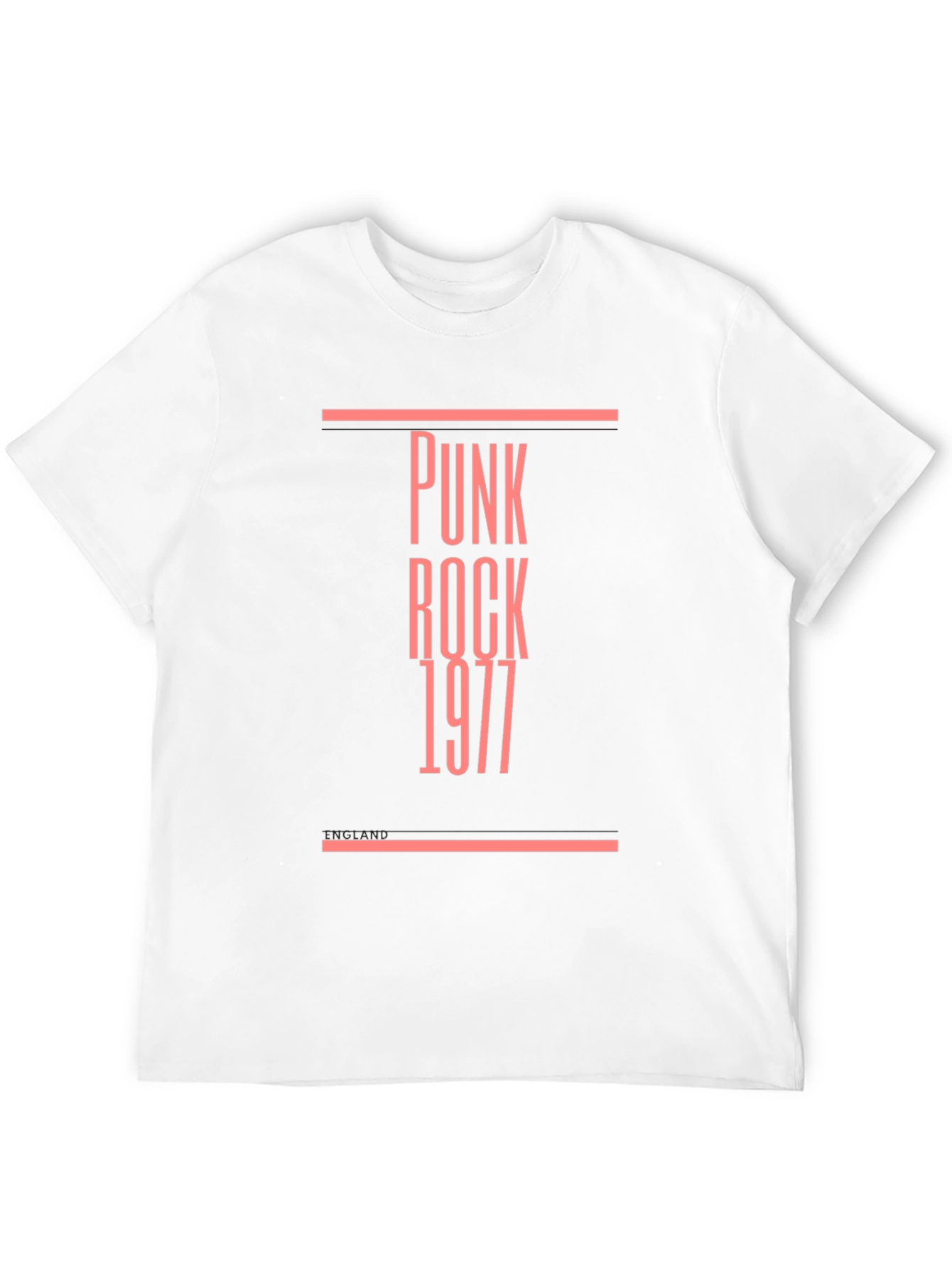 Punk Rock 1977 Black Graphic Tee
