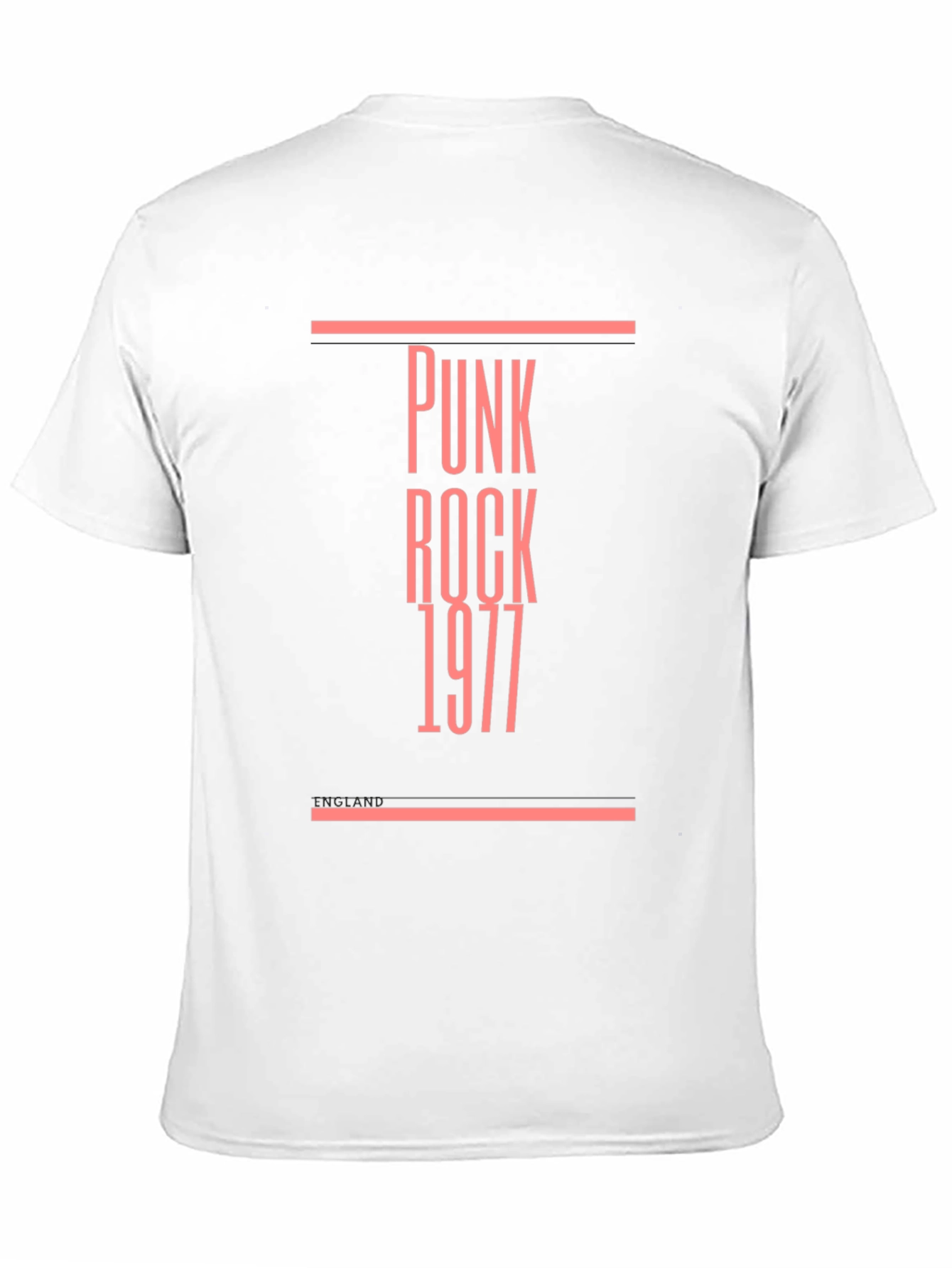 Punk Rock 1977 Black Graphic Tee