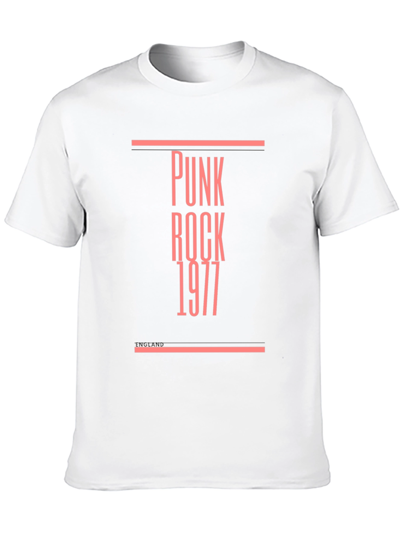 Punk Rock 1977 Black Graphic Tee