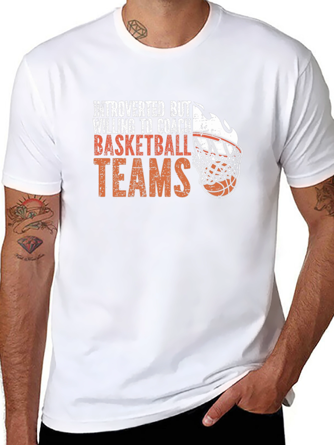 Introverted Basketball Coach T-Shirt