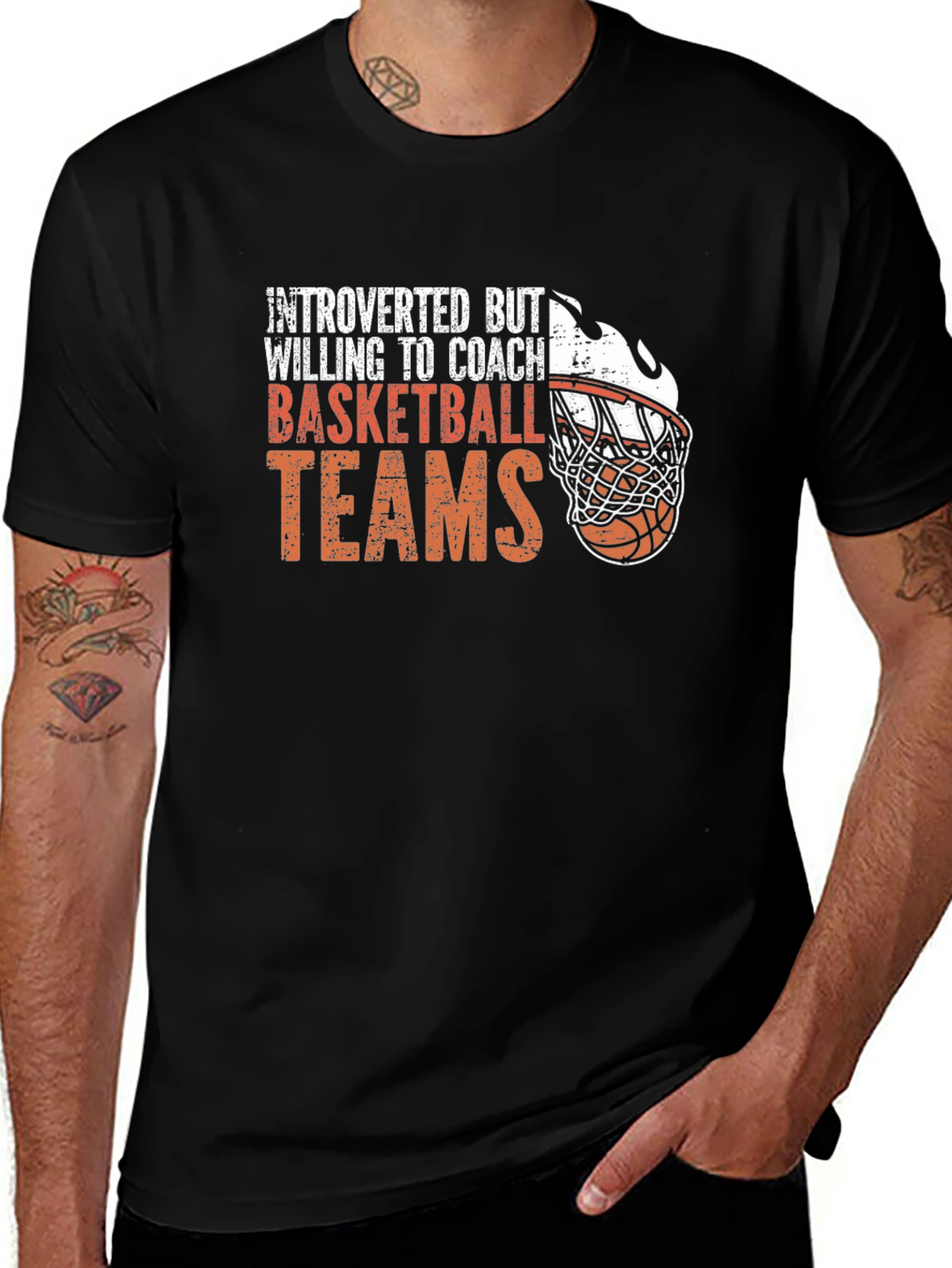 Introverted Basketball Coach T-Shirt