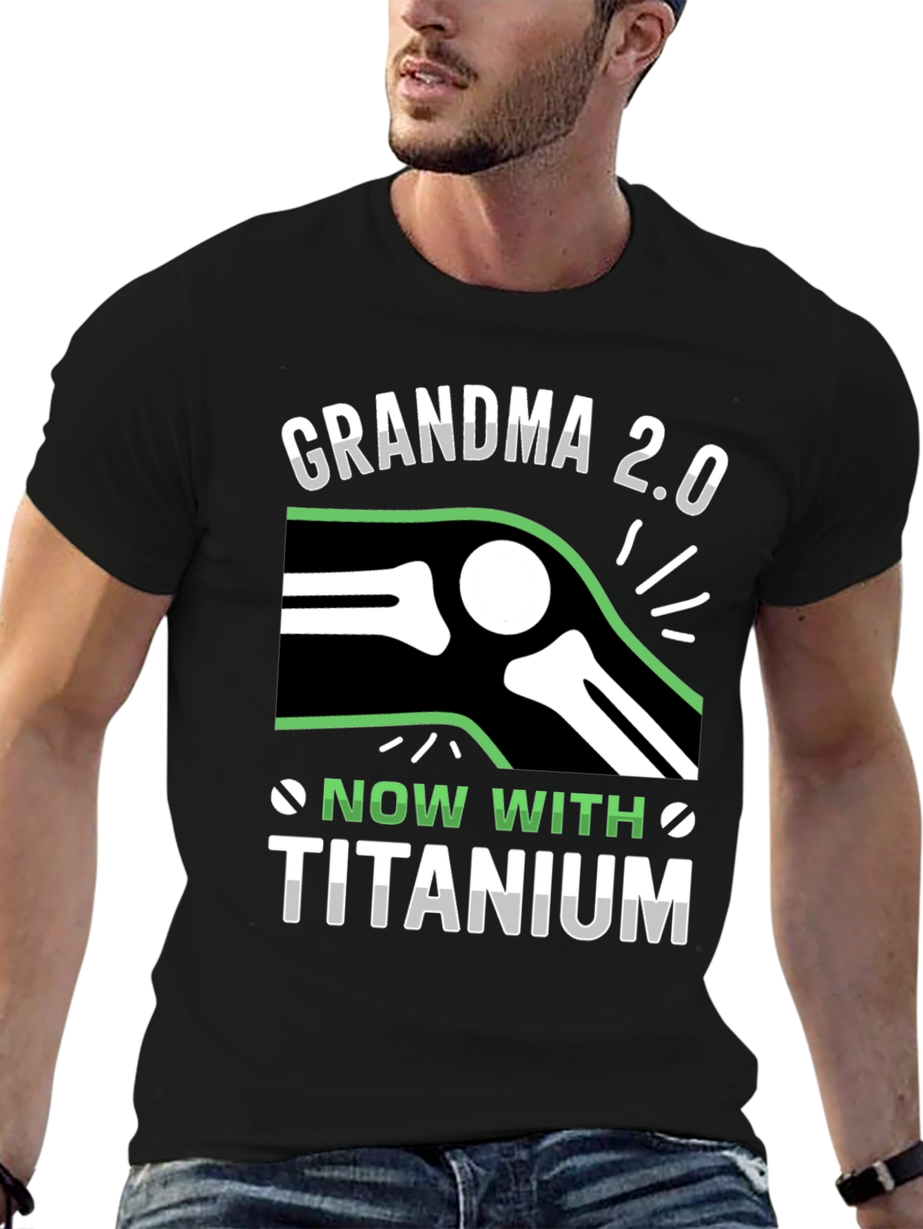 Grandma 2.0 Titanium Knee Replacement T-Shirt