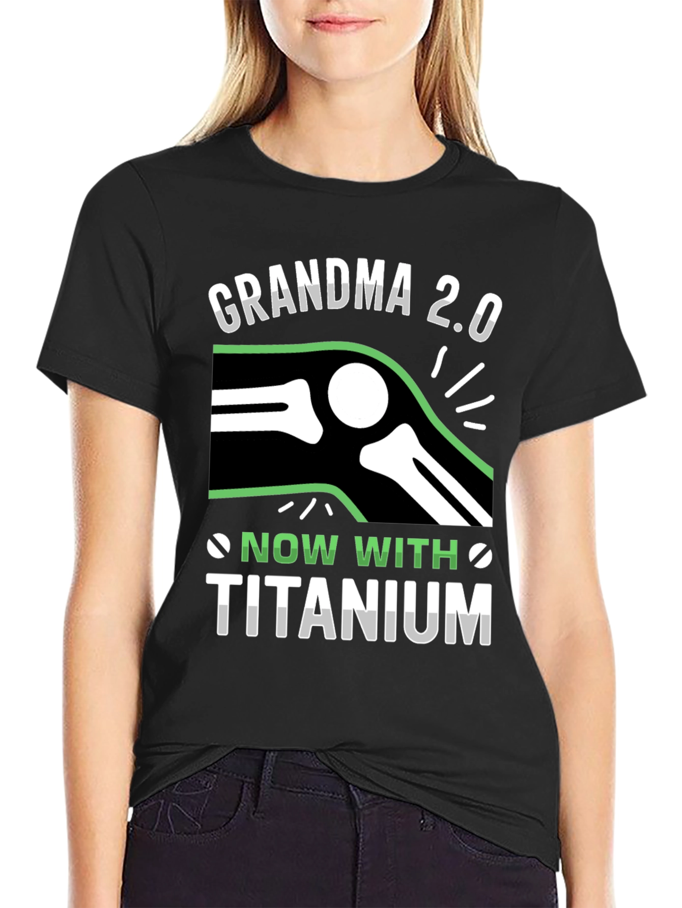 Grandma 2.0 Titanium Knee Replacement T-Shirt