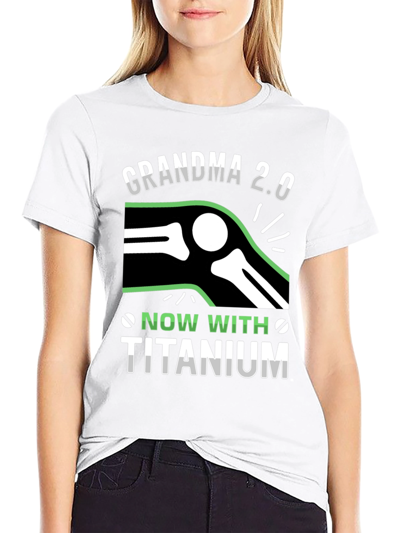 Grandma 2.0 Titanium Knee Replacement T-Shirt