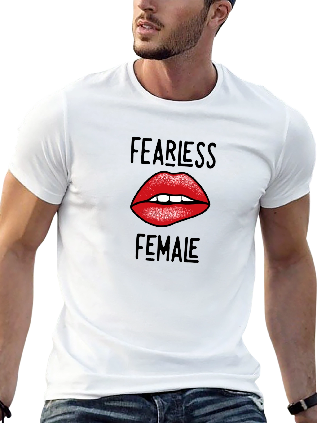 Fearless Female Graphic Tee - Black