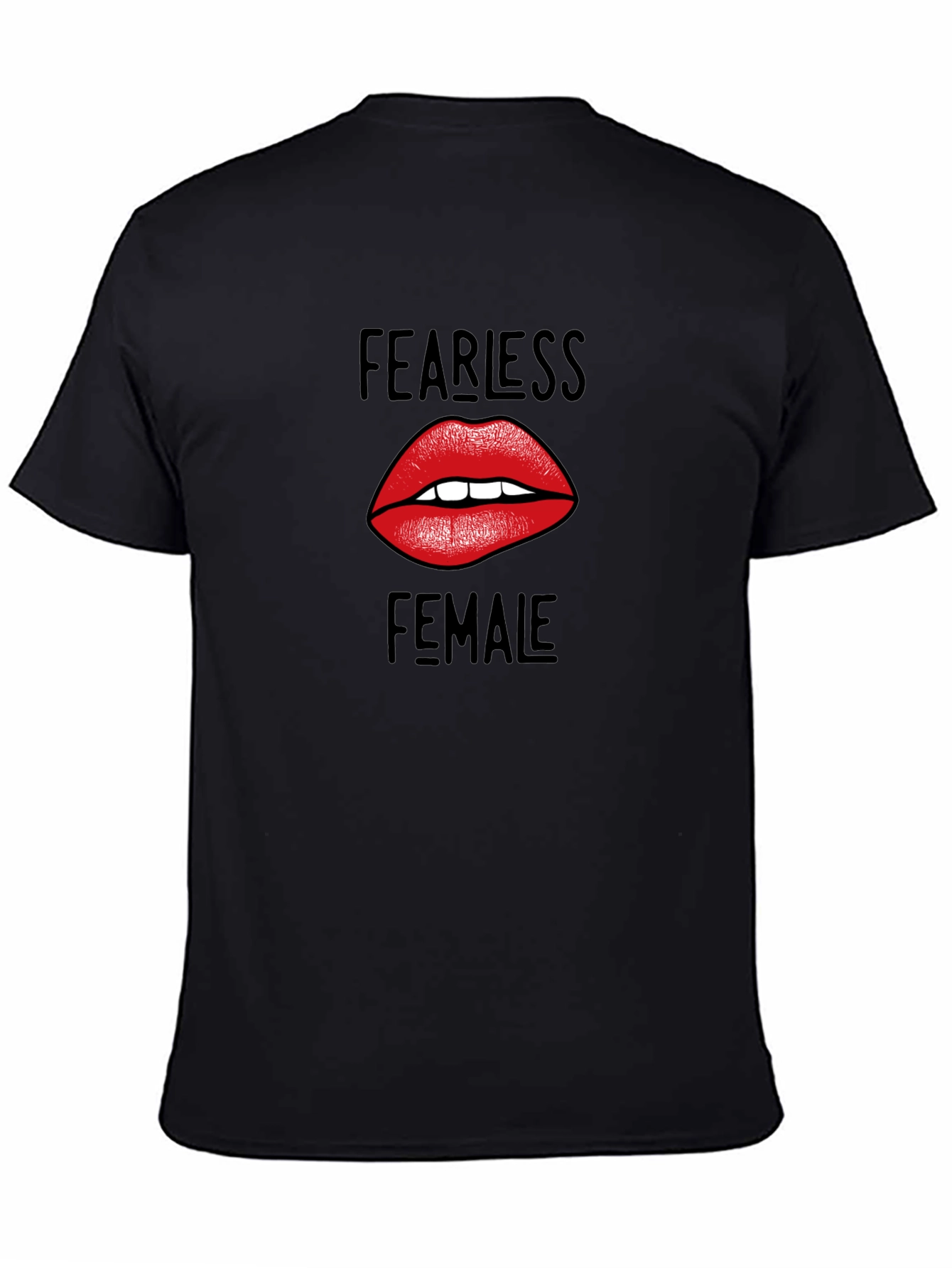 Fearless Female Graphic Tee - Black