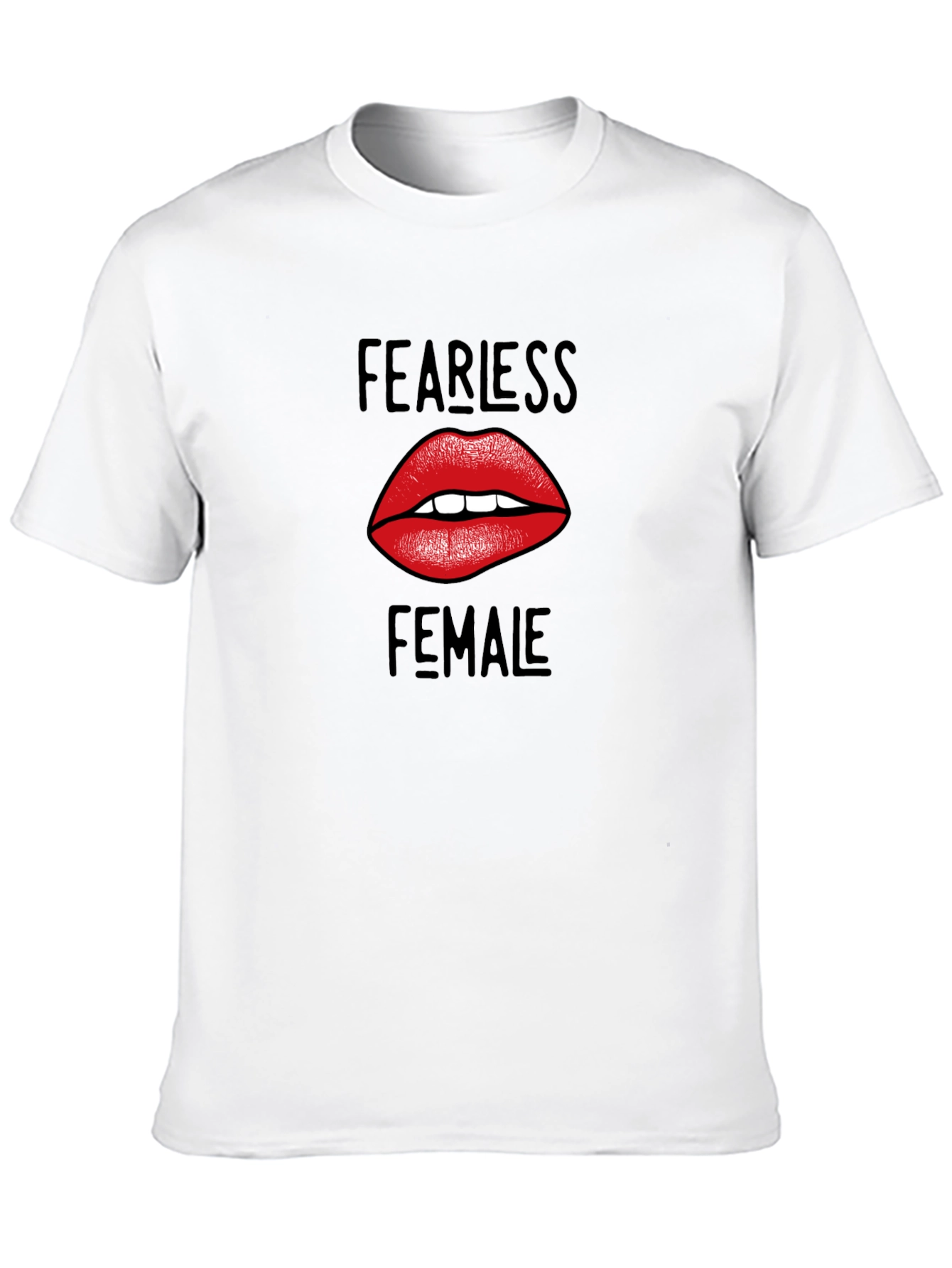 Fearless Female Graphic Tee - Black