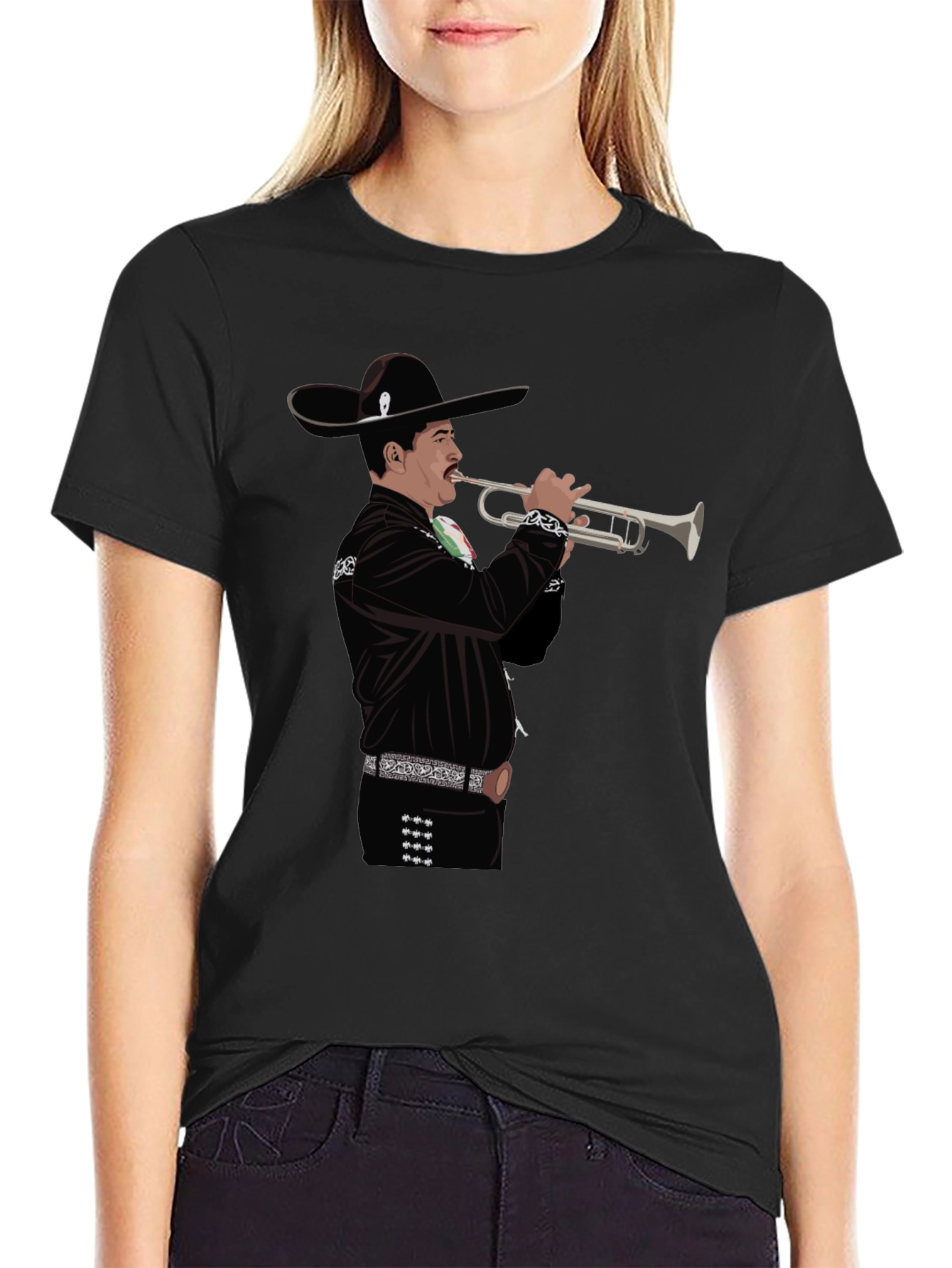 Mariachi Musician Graphic T-Shirt