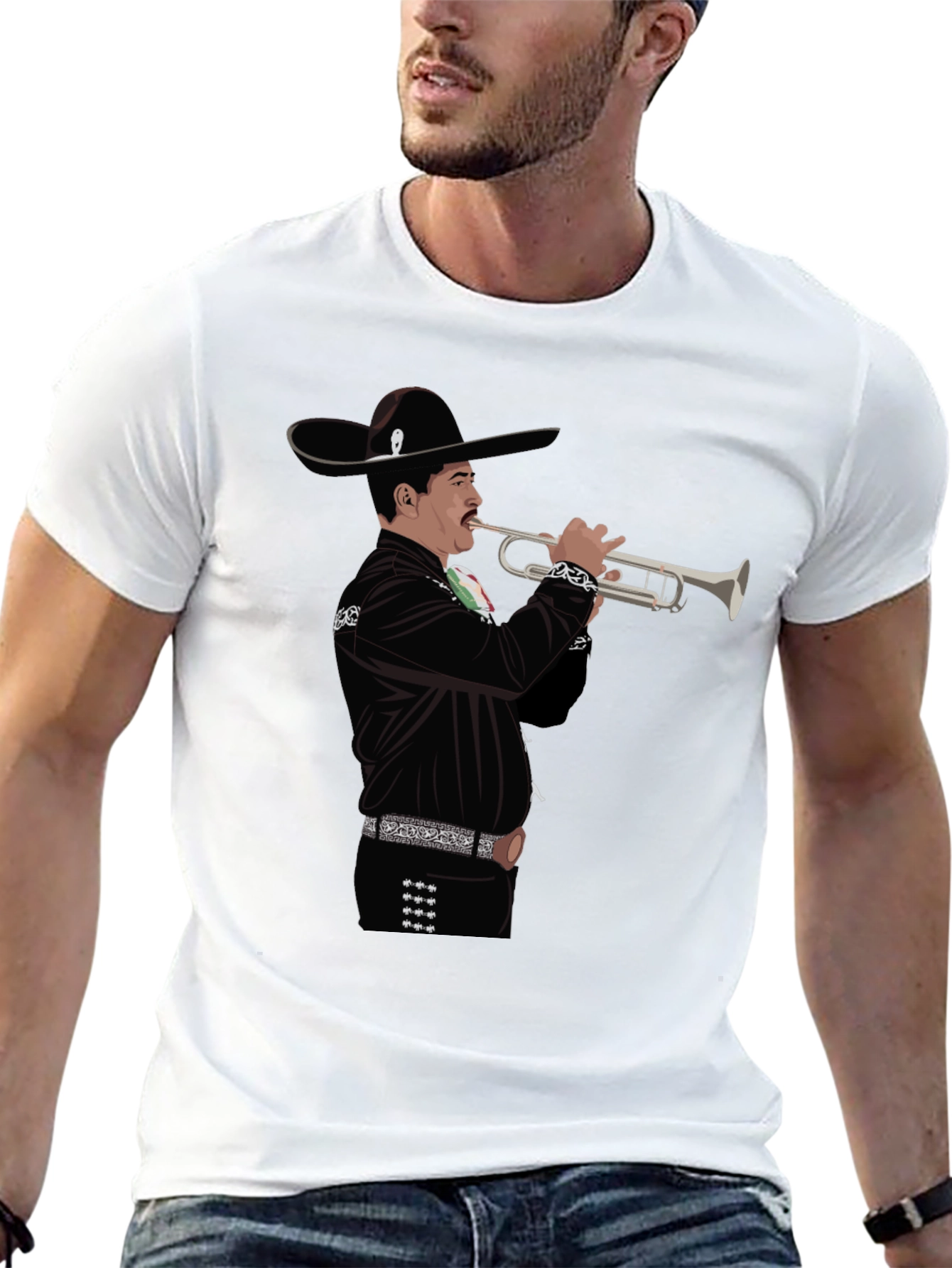 Mariachi Musician Graphic T-Shirt