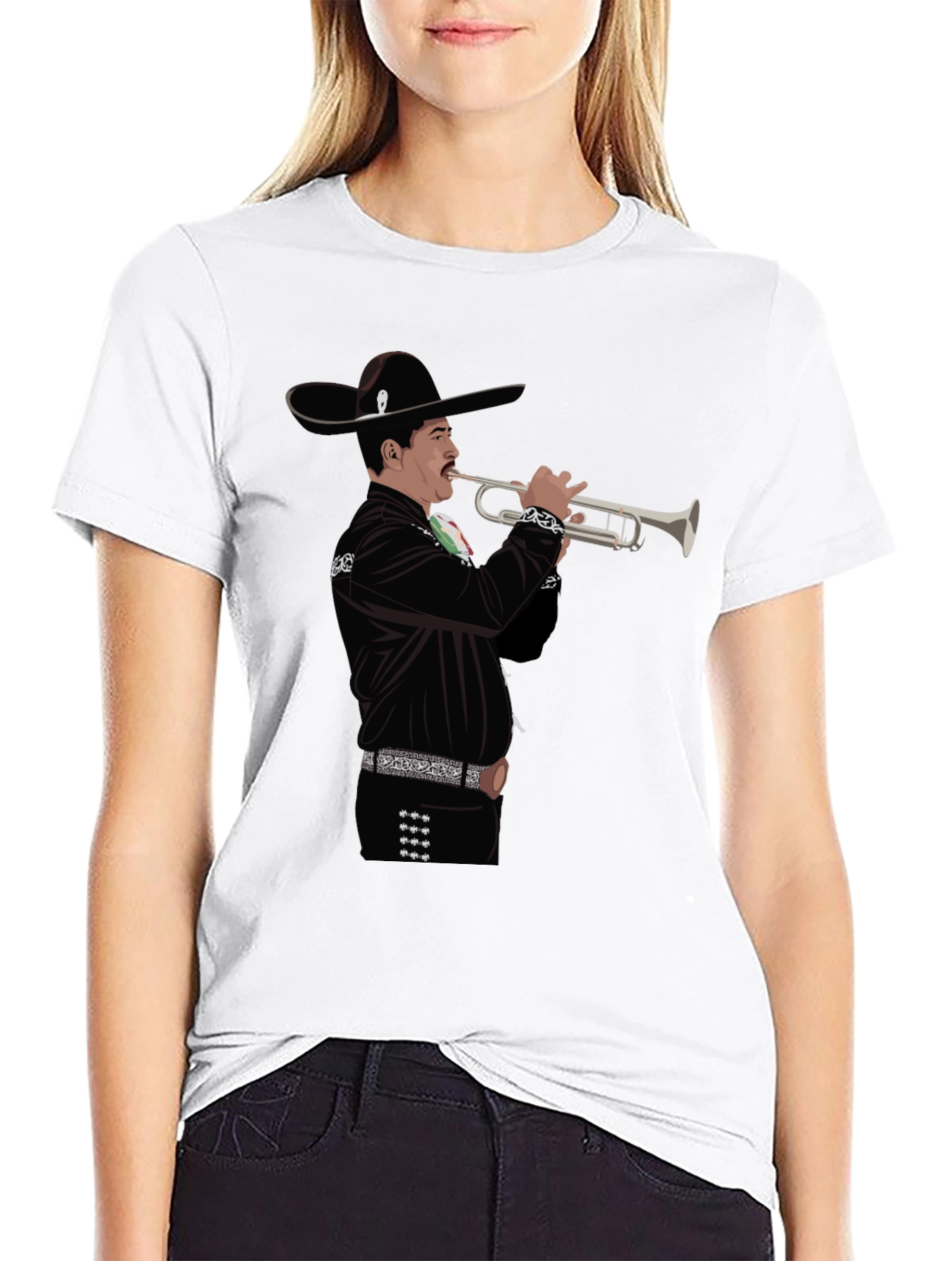 Mariachi Musician Graphic T-Shirt