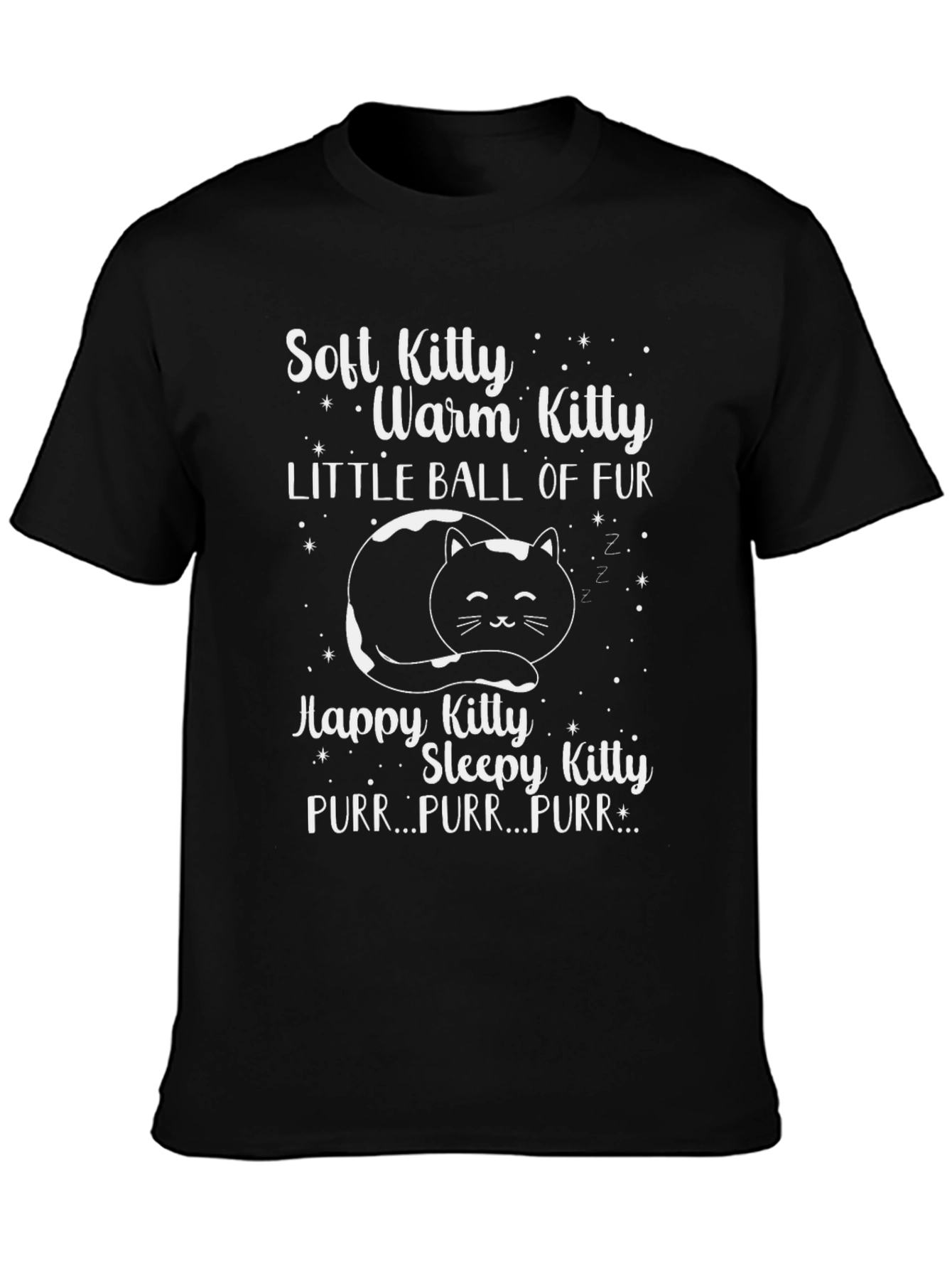 Soft Kitty T-Shirt: Warm & Fuzzy Cat Lover Tee