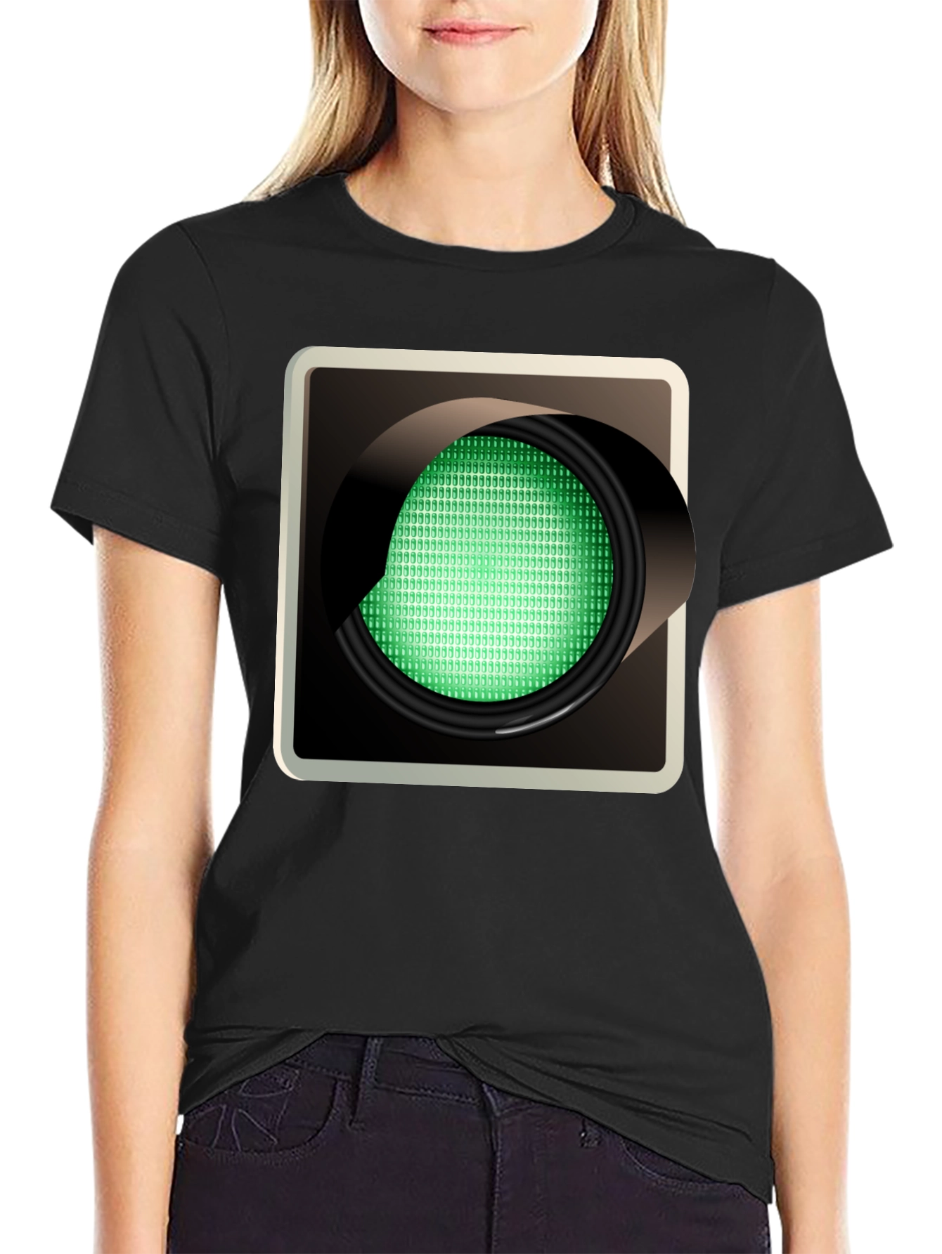 Go Green T-Shirt - Traffic Light Graphic Tee