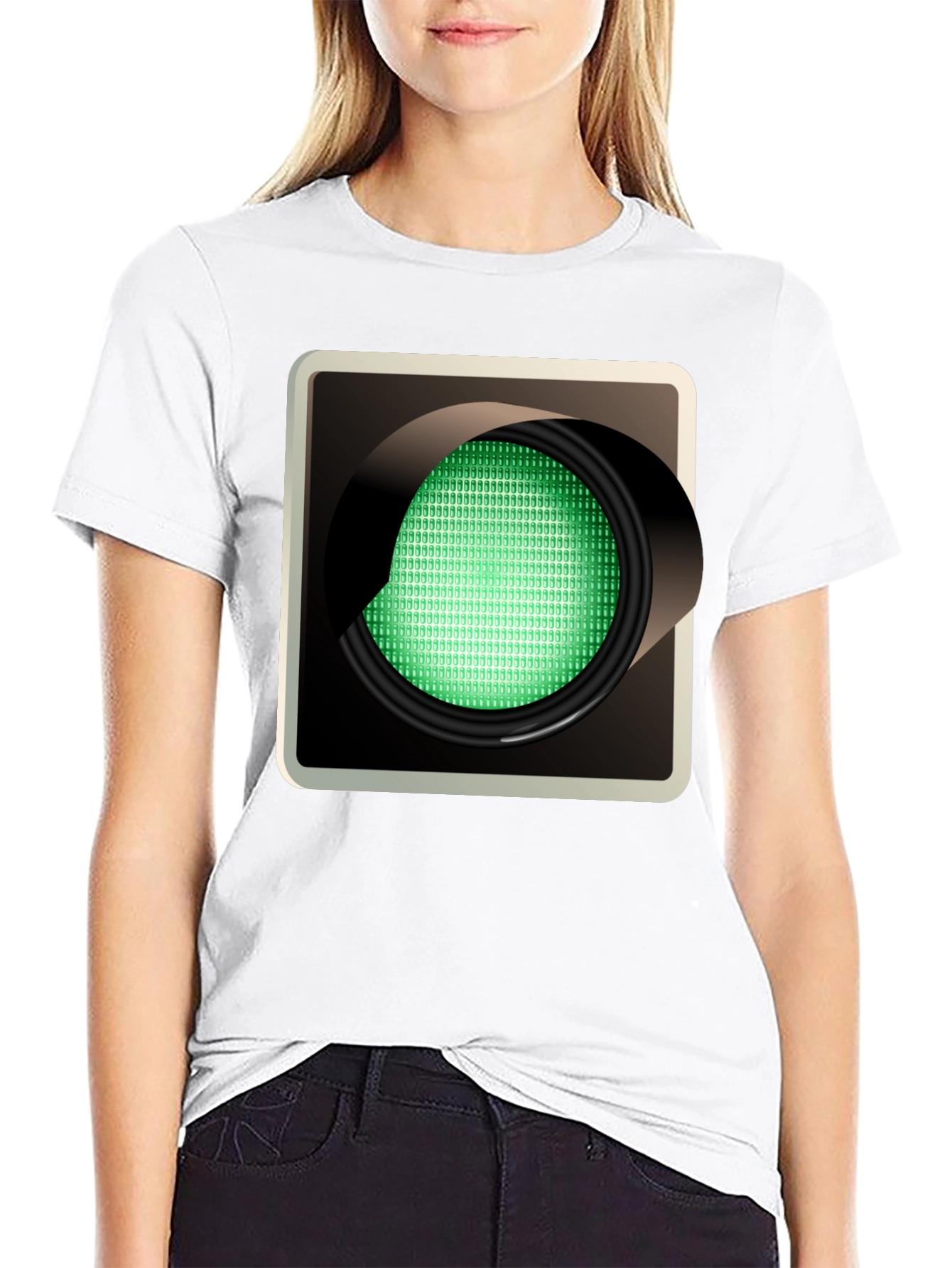 Go Green T-Shirt - Traffic Light Graphic Tee