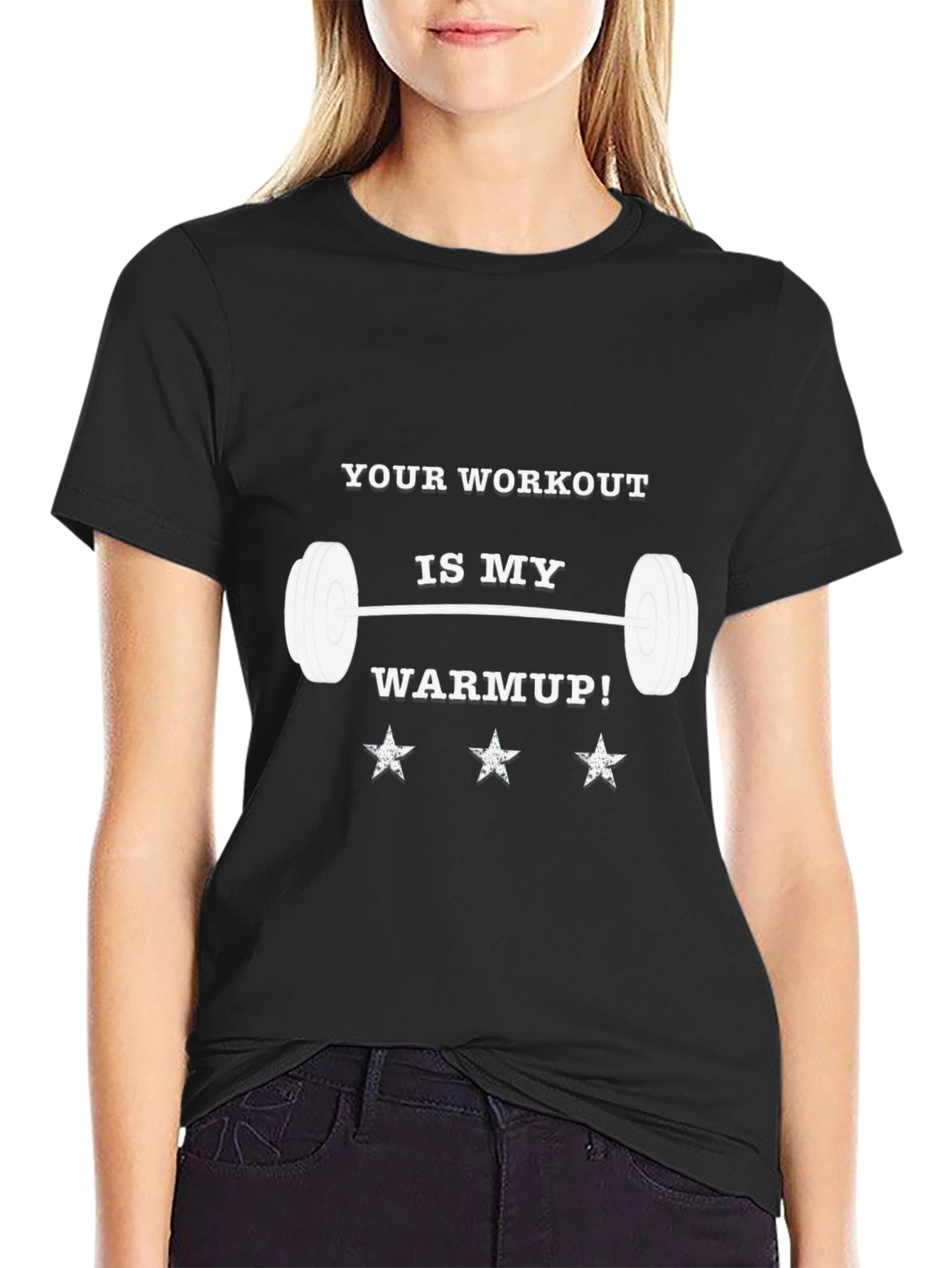 Workout Humor Graphic Tee: My Warmup