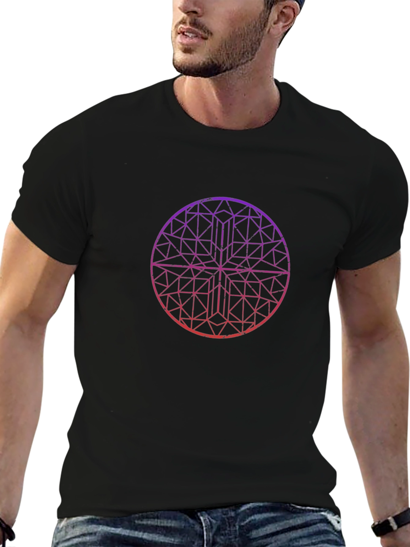 Geometric Circle T-Shirt
