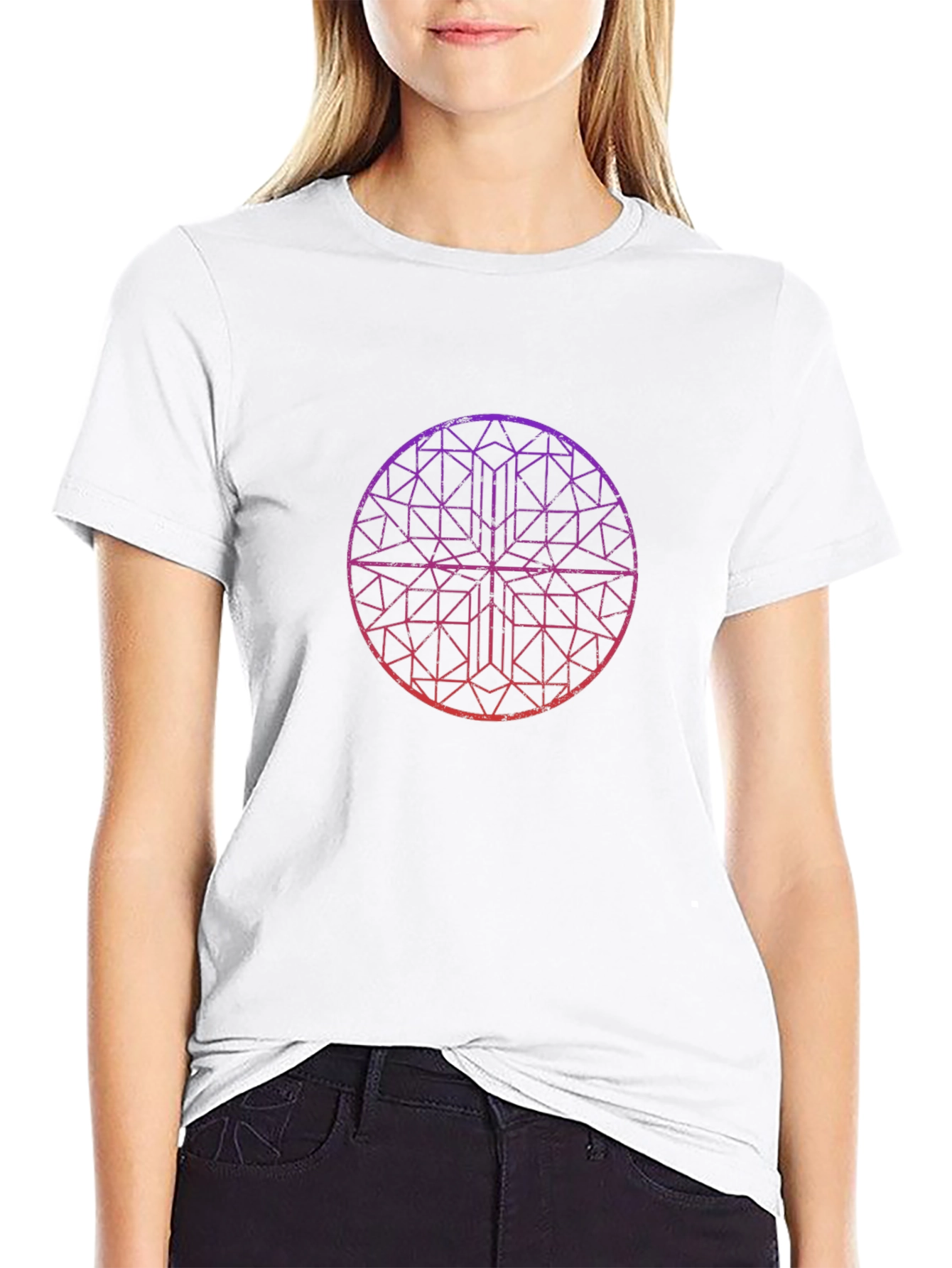 Geometric Circle T-Shirt