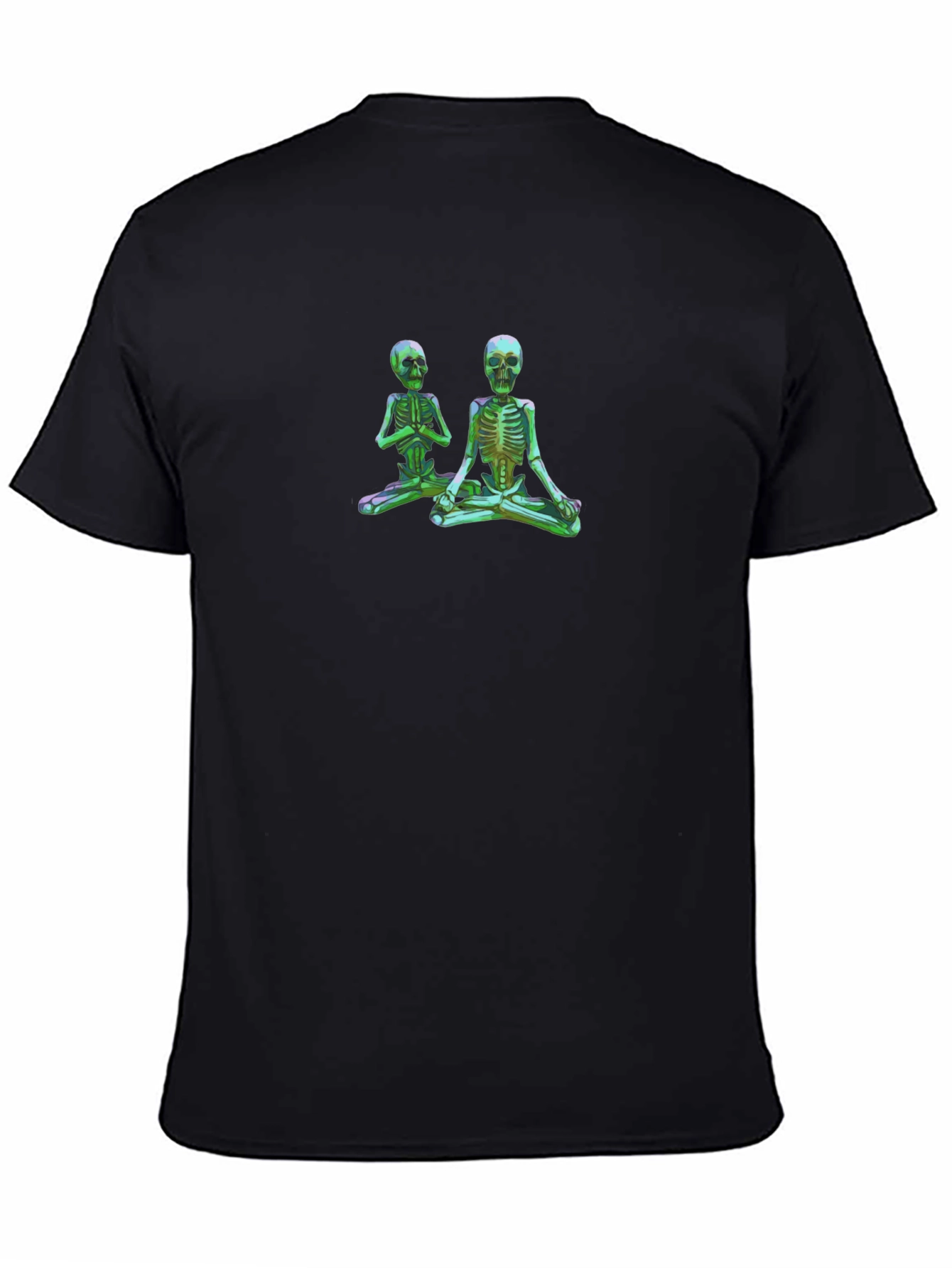 Yoga Skeletons Graphic Tee - Meditate in Style!