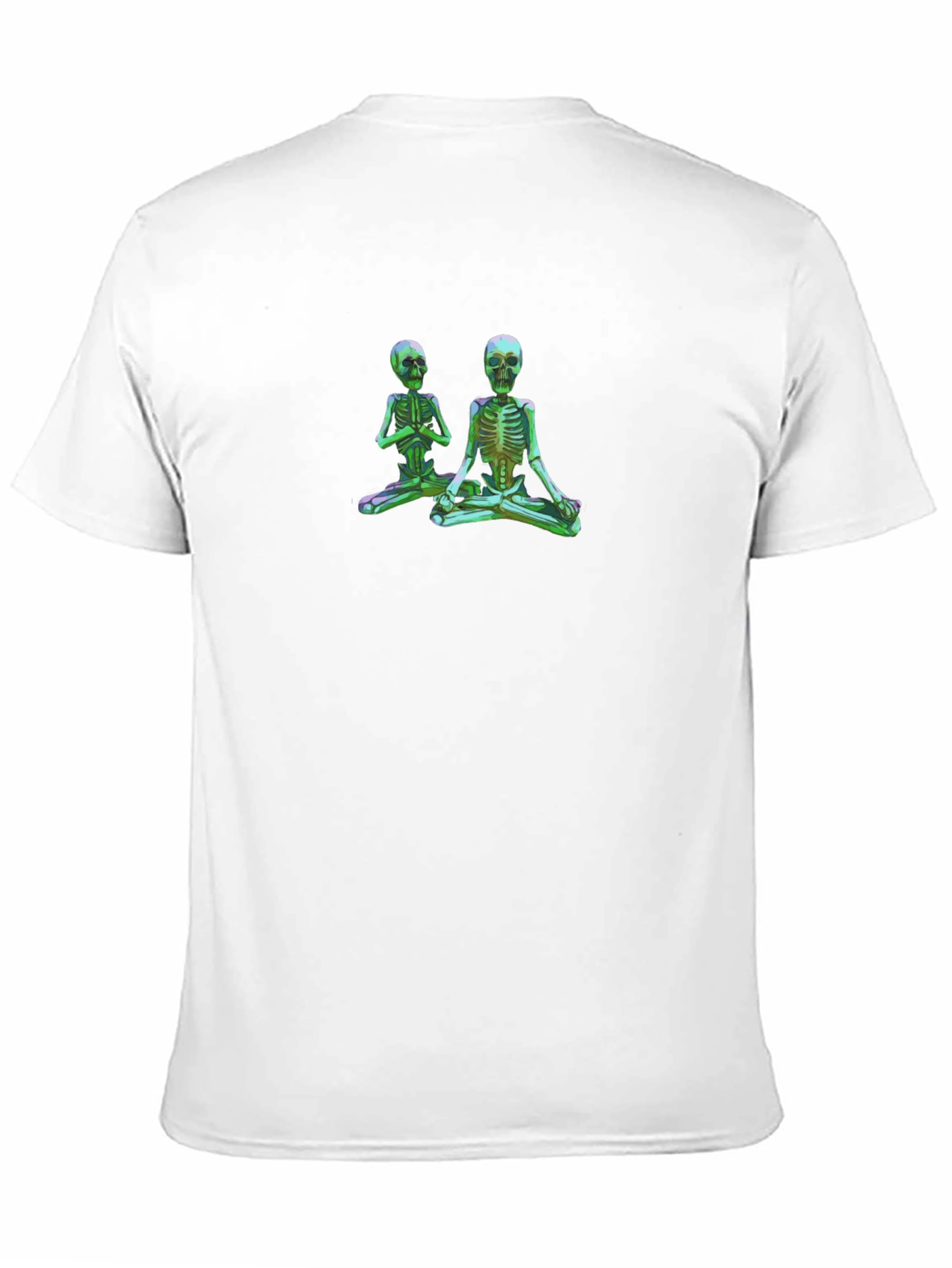 Yoga Skeletons Graphic Tee - Meditate in Style!