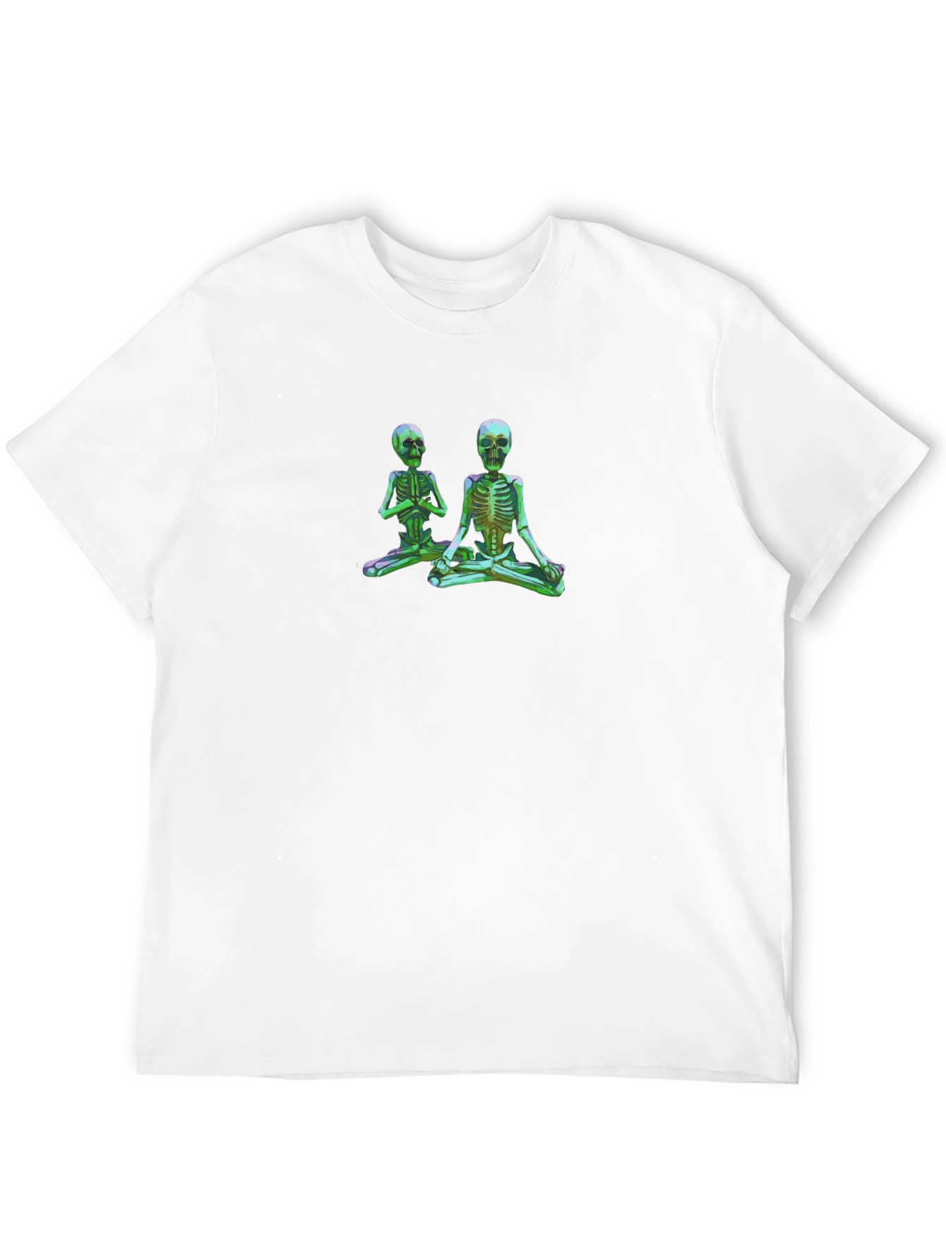 Yoga Skeletons Graphic Tee - Meditate in Style!