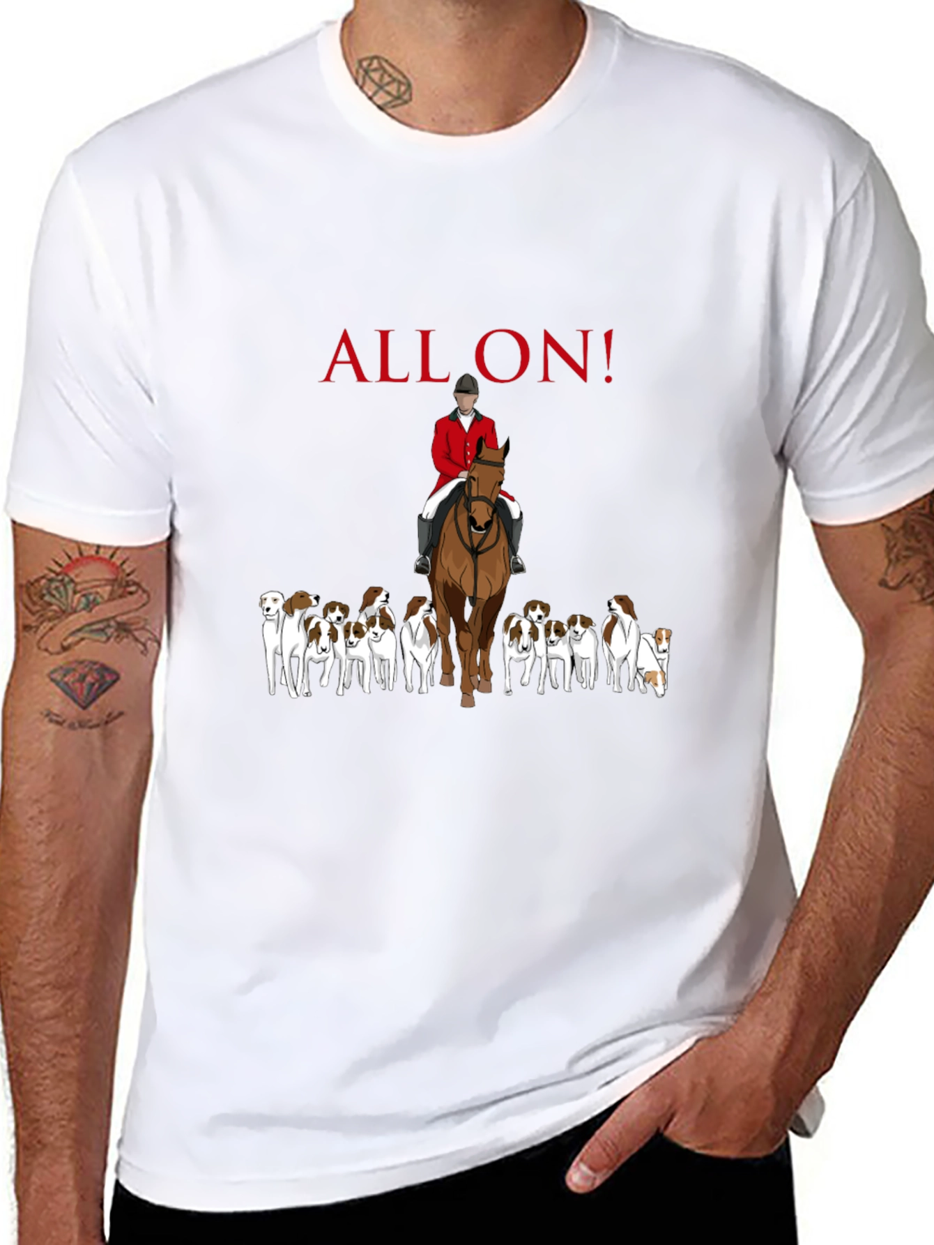 Equestrian All On! Graphic Tee