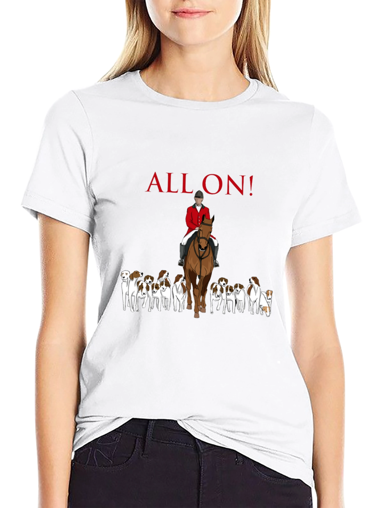 Equestrian All On! Graphic Tee
