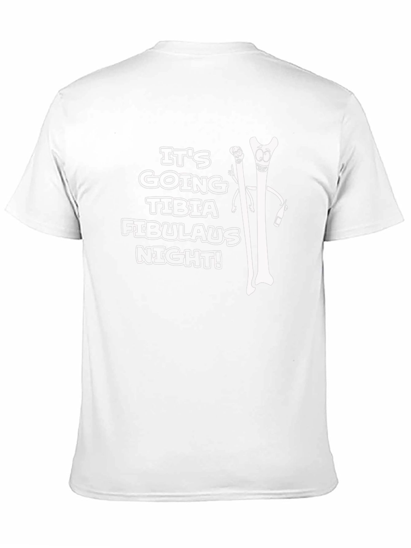 Tibia Fibulaus Night Funny Anatomy T-Shirt