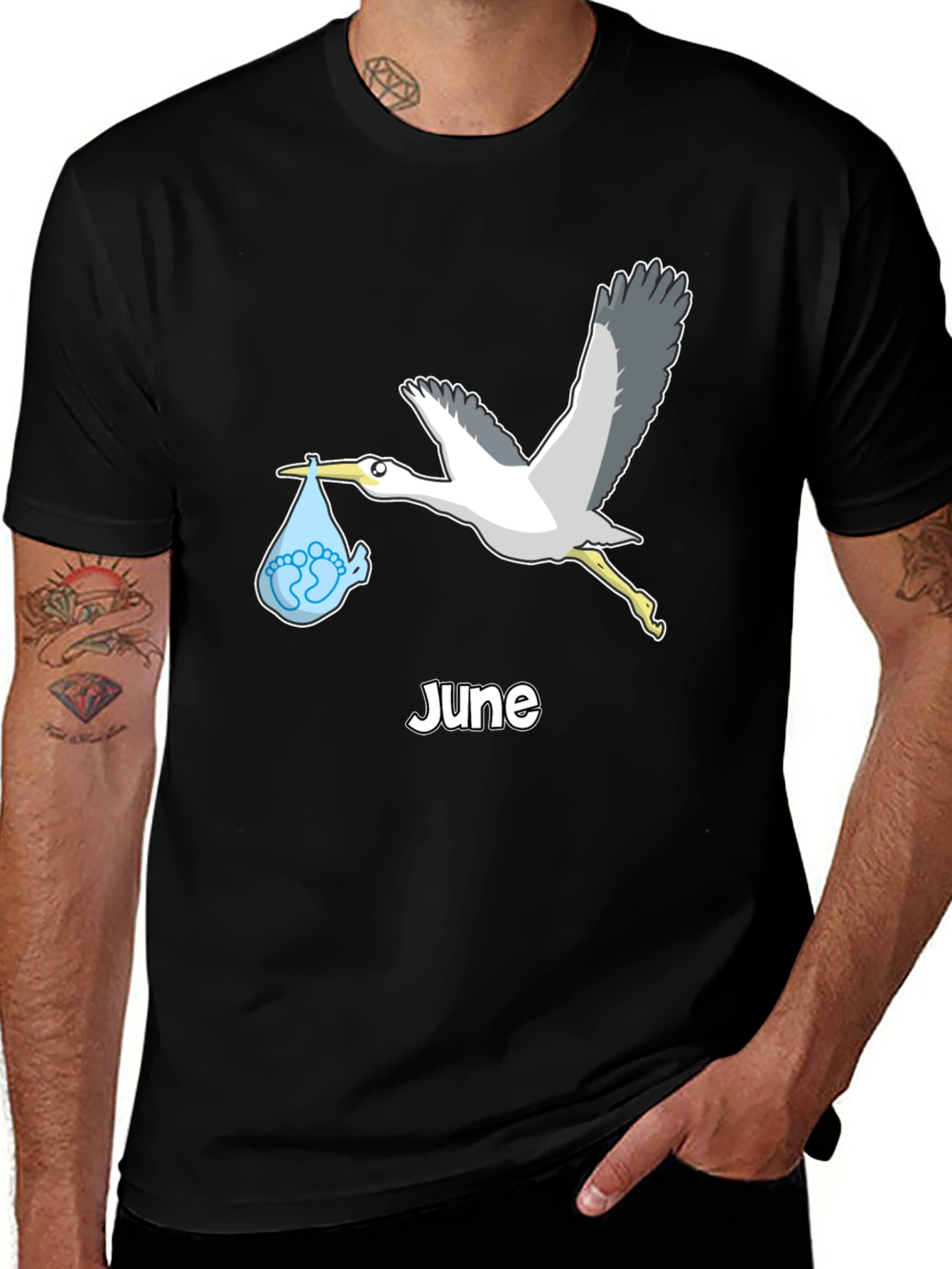 June Baby Announcement T-Shirt