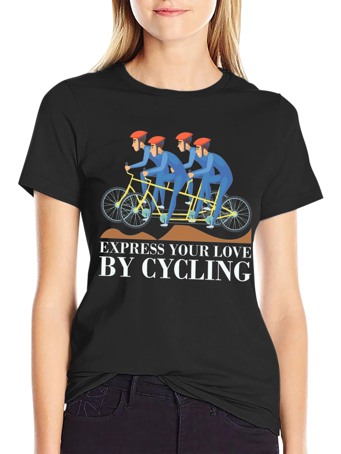 Cycling Love Graphic Tee