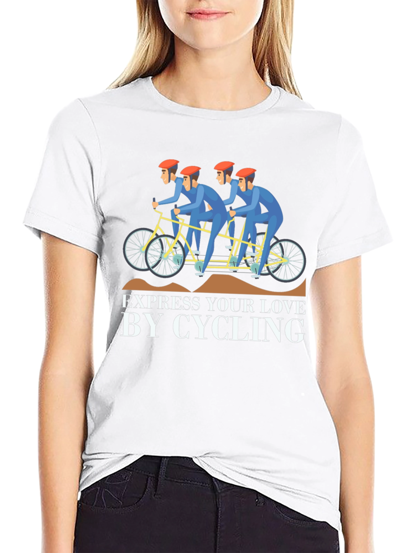 Cycling Love Graphic Tee