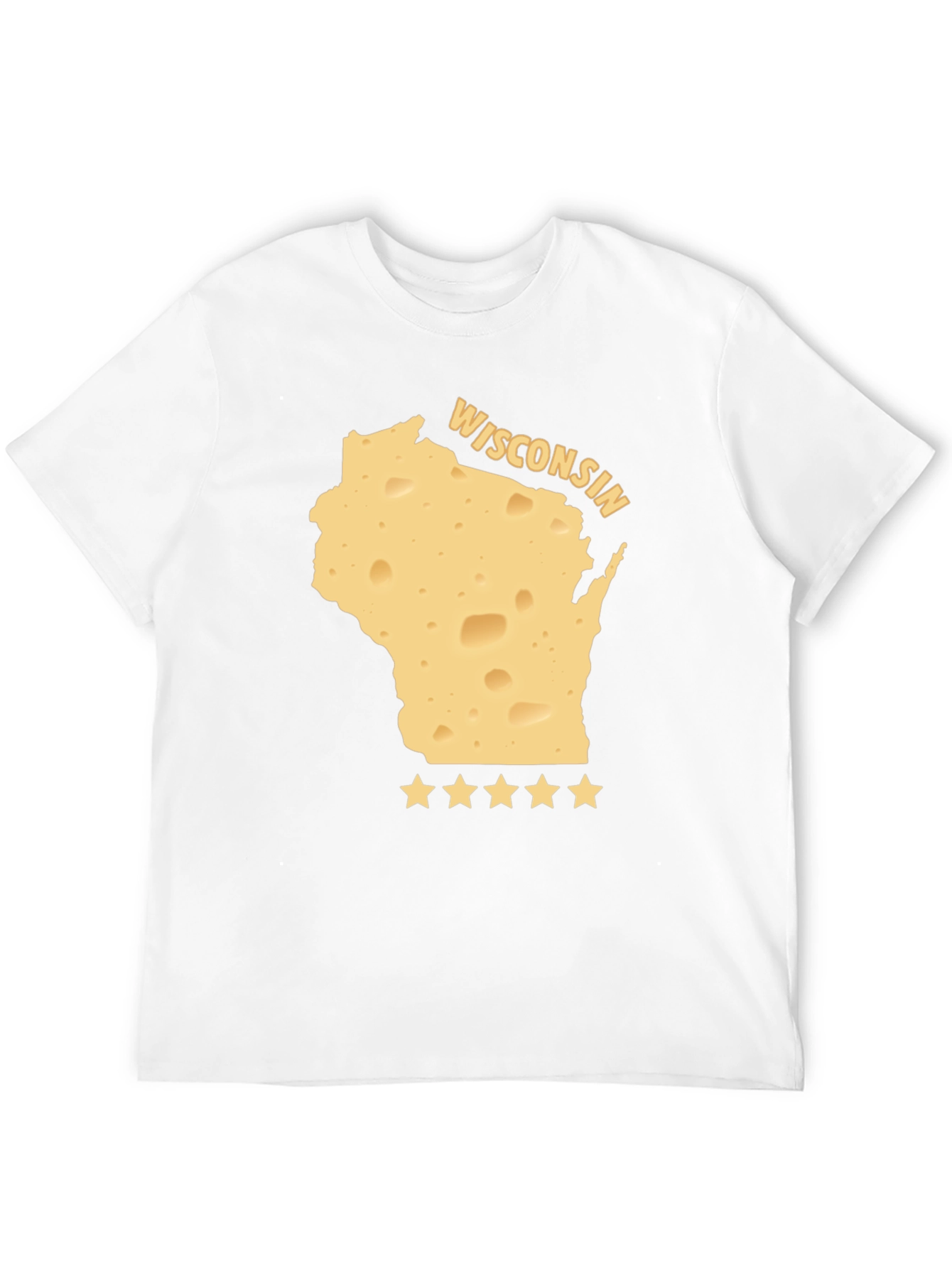 Wisconsin Cheese State Pride T-Shirt - Black