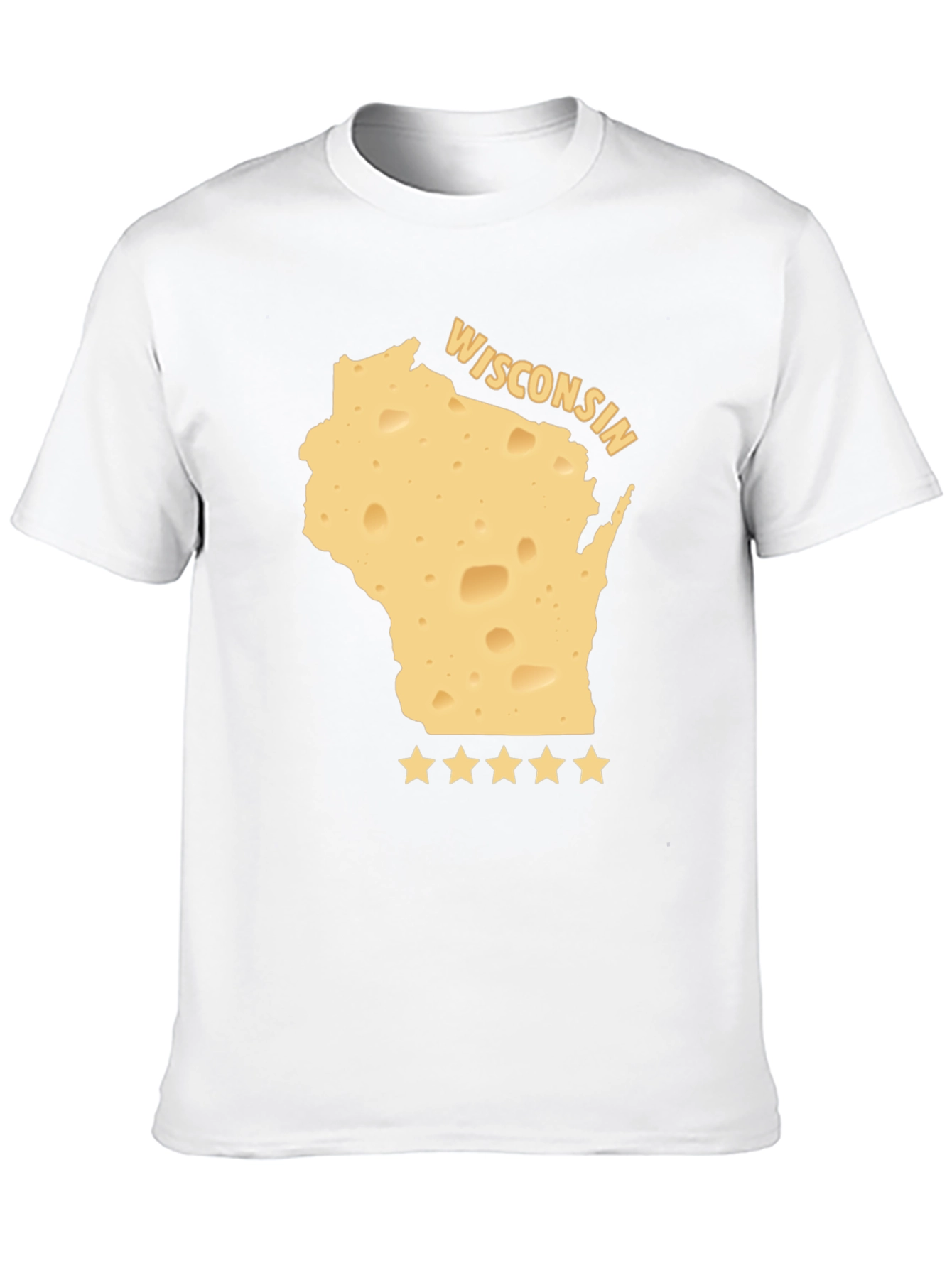 Wisconsin Cheese State Pride T-Shirt - Black