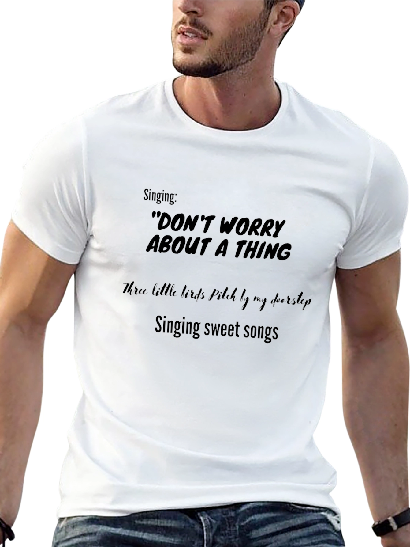 Dont Worry T-Shirt - Bob Marley Inspired Tee