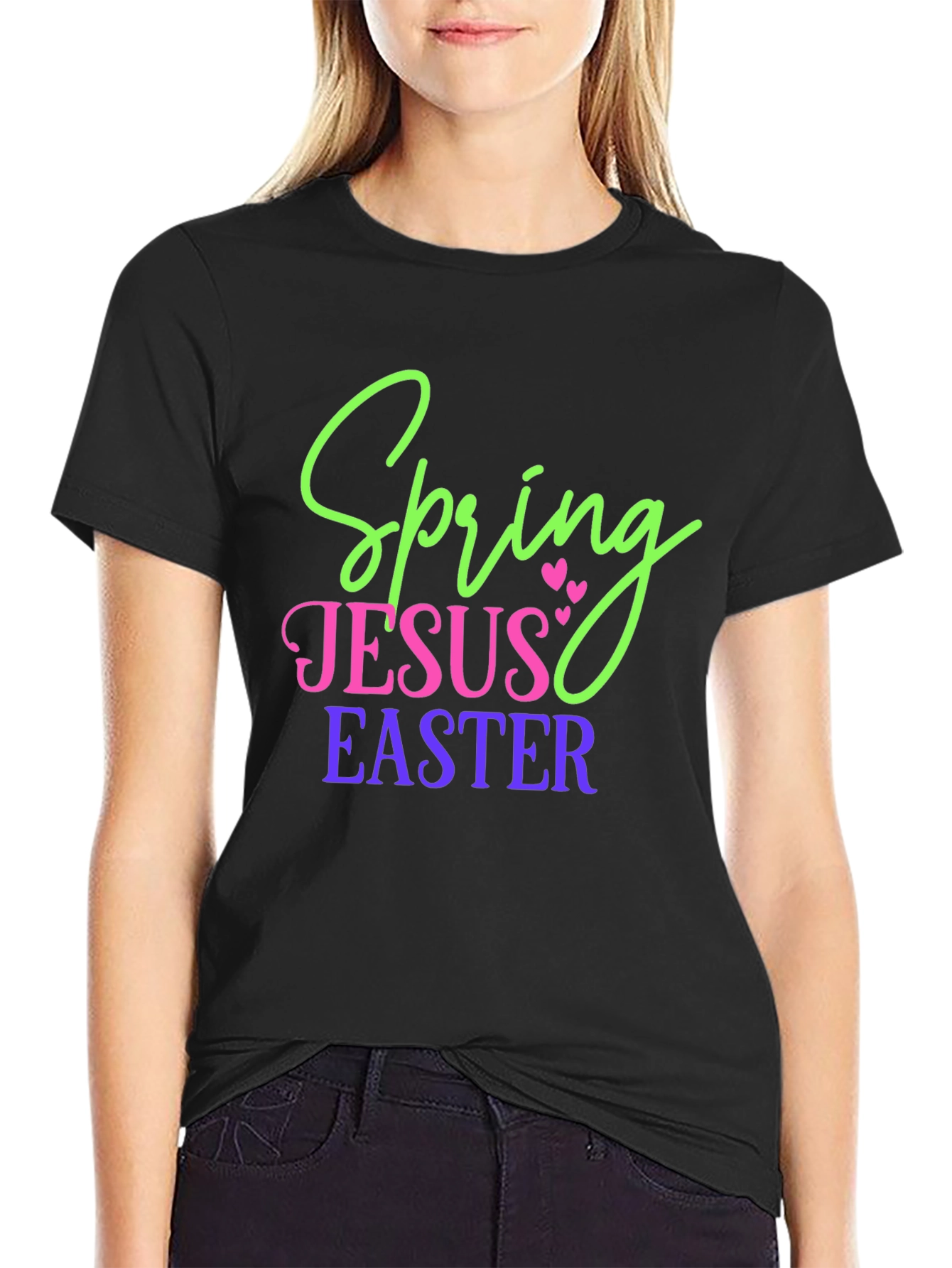 Spring Jesus Easter Graphic Tee