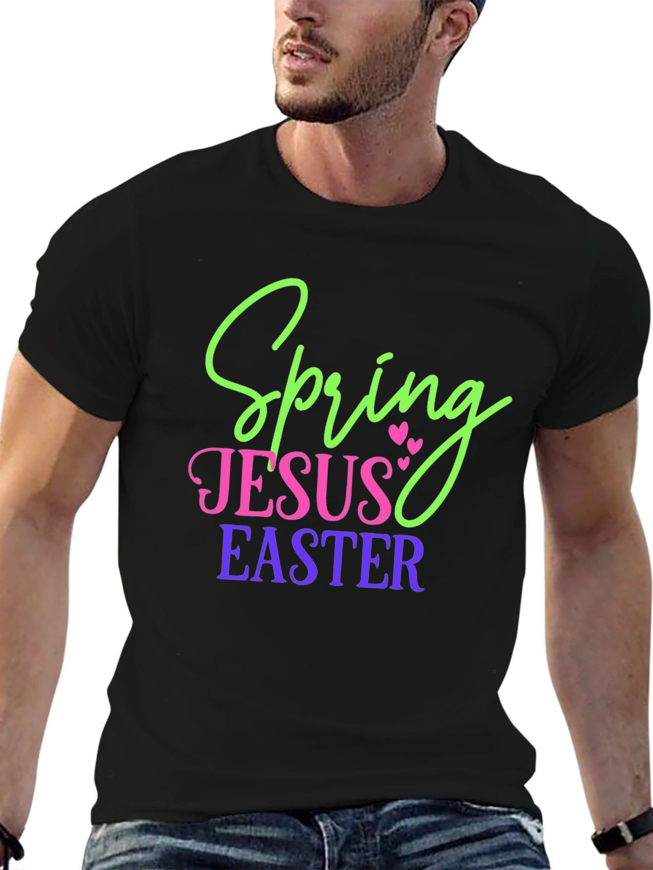 Spring Jesus Easter Graphic Tee