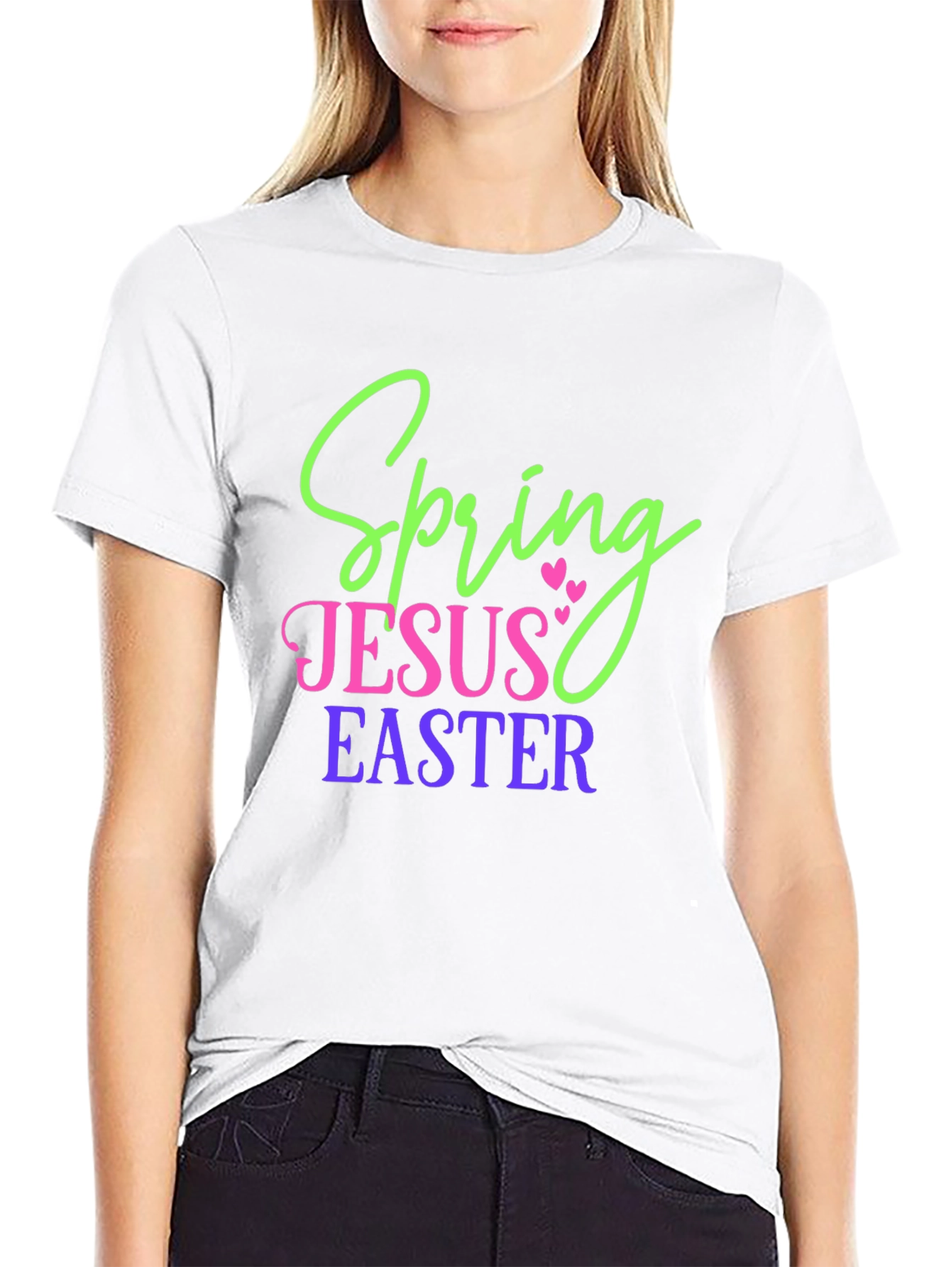 Spring Jesus Easter Graphic Tee