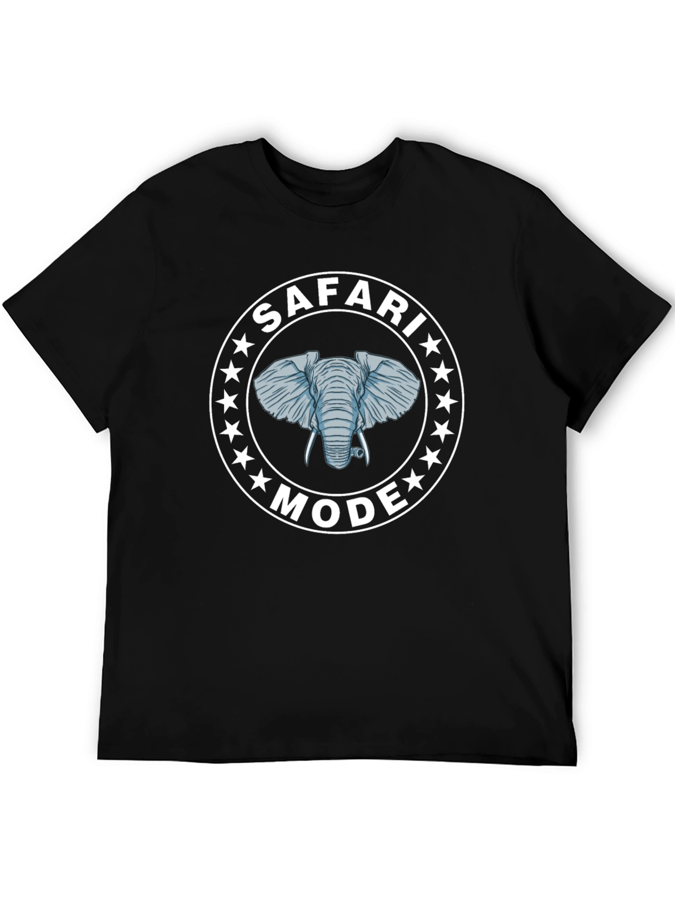 Safari Mode Elephant Graphic Tee - Unisex