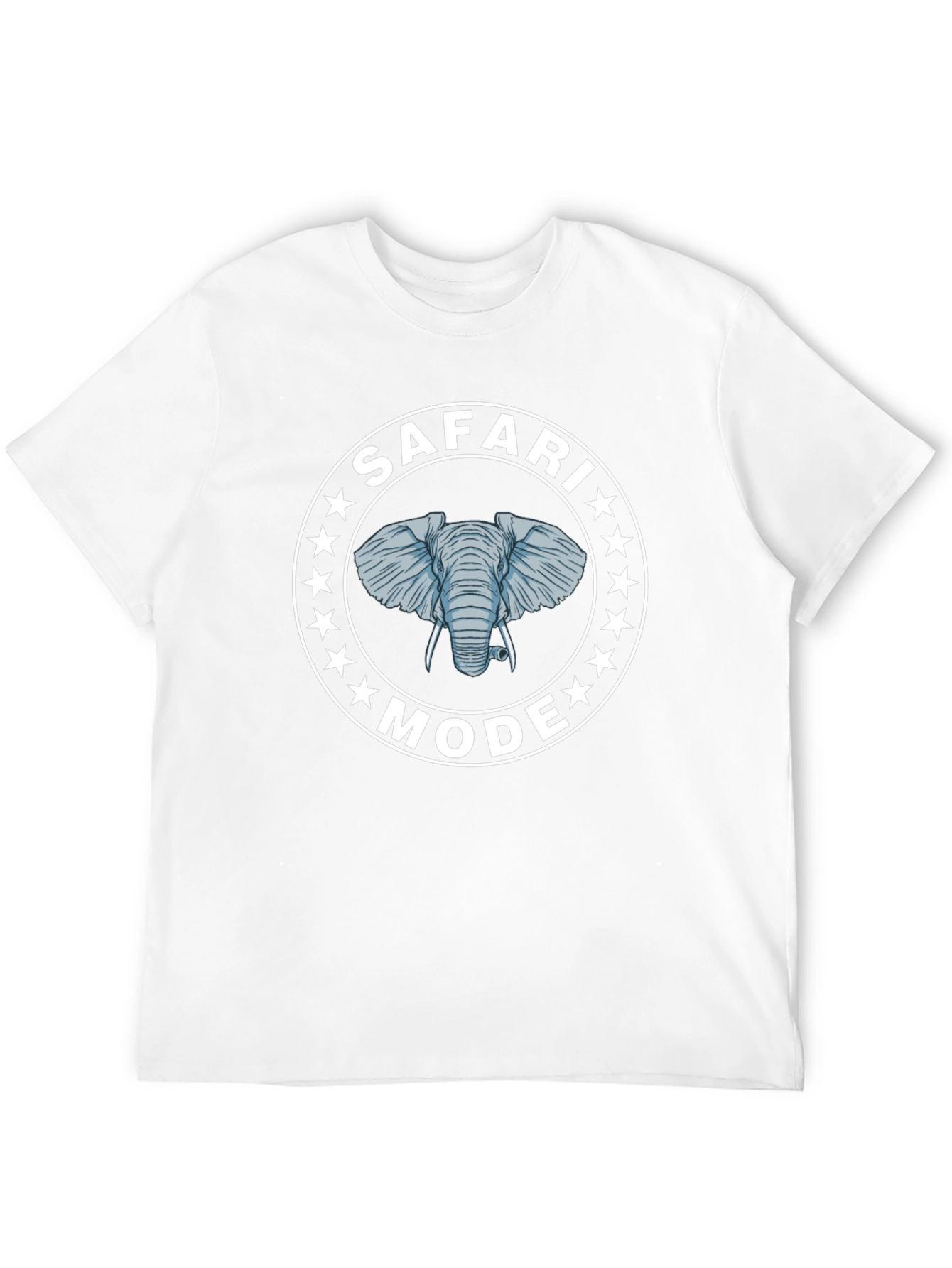 Safari Mode Elephant Graphic Tee - Unisex