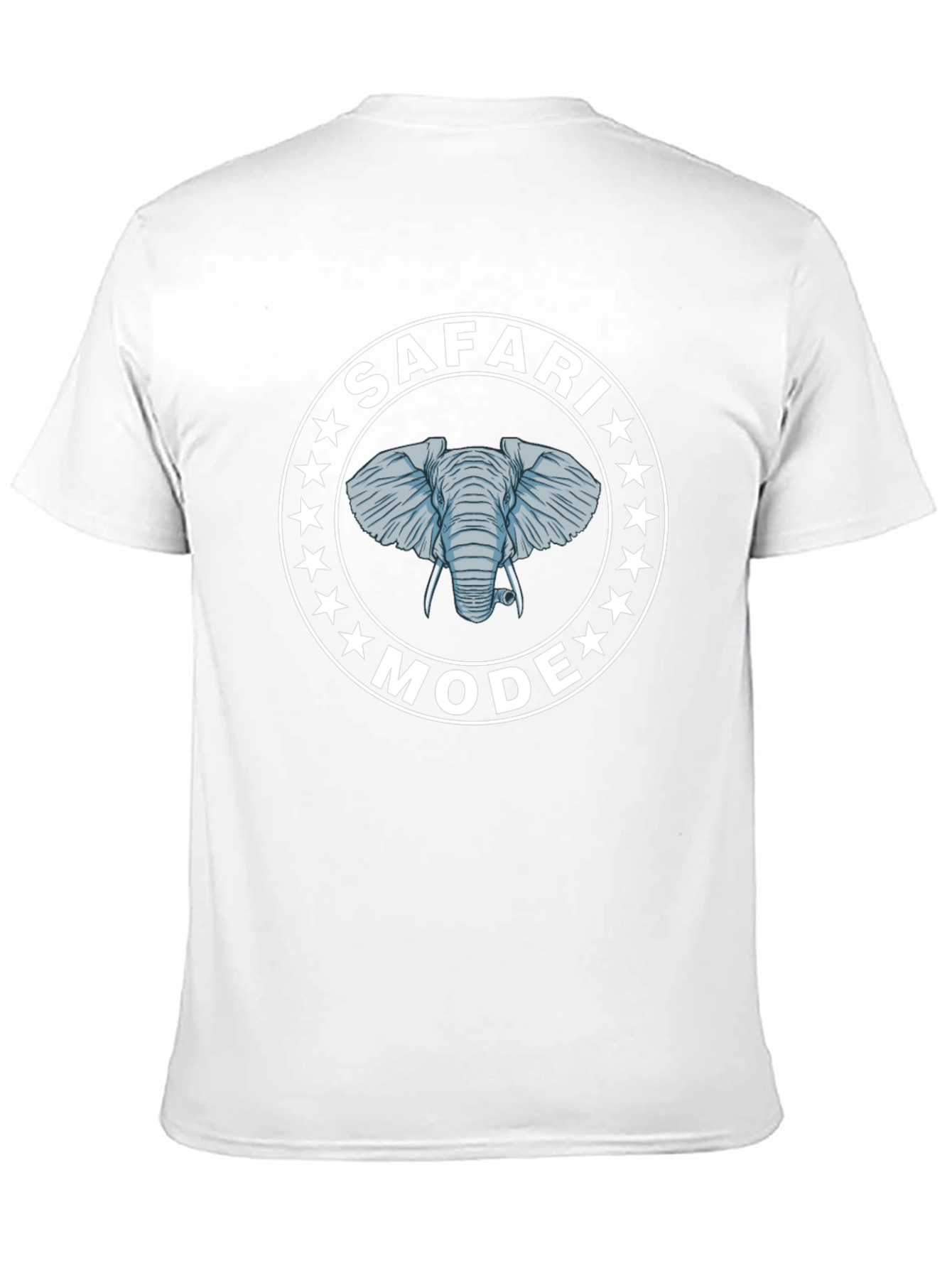 Safari Mode Elephant Graphic Tee - Unisex