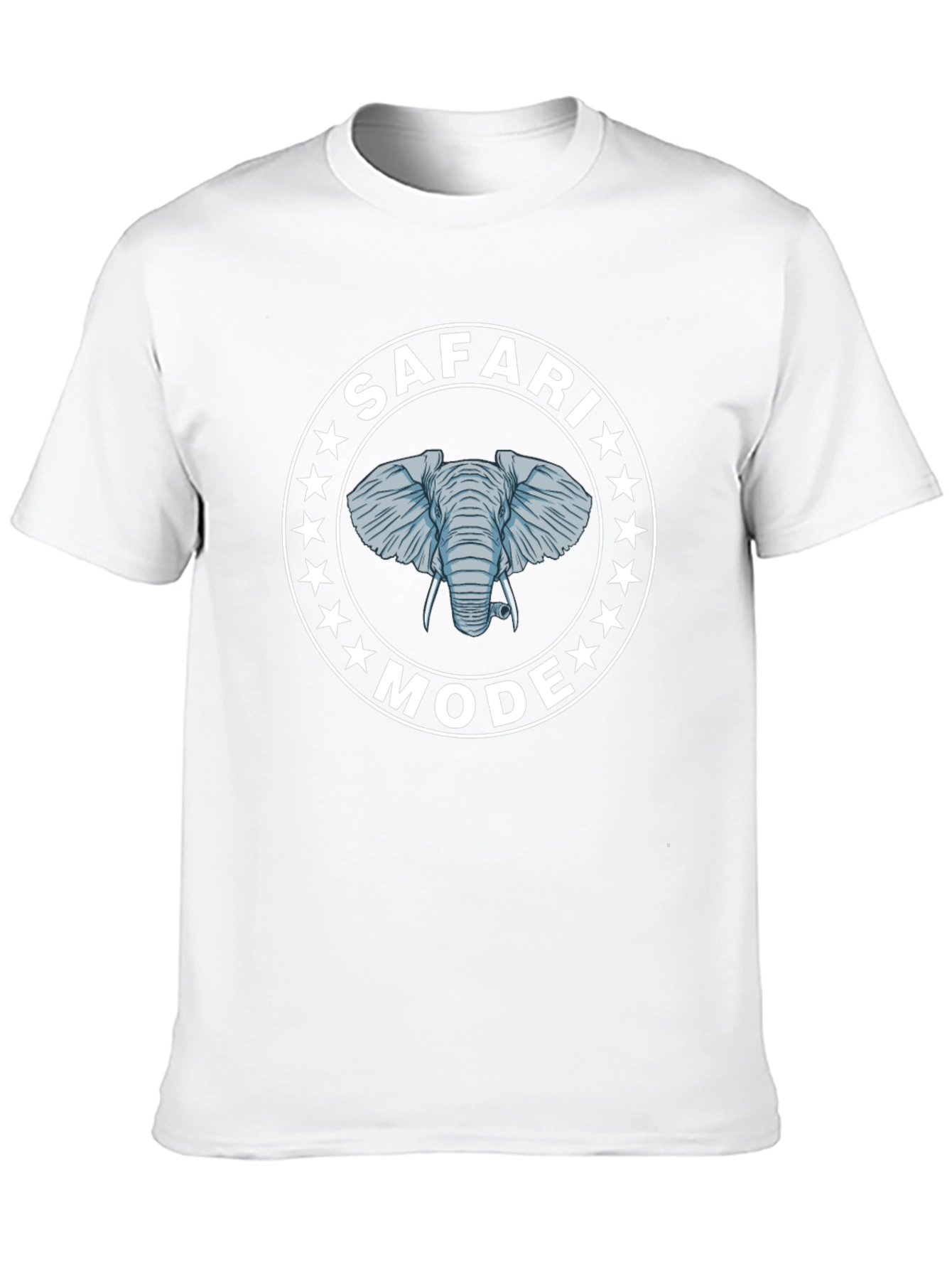 Safari Mode Elephant Graphic Tee - Unisex